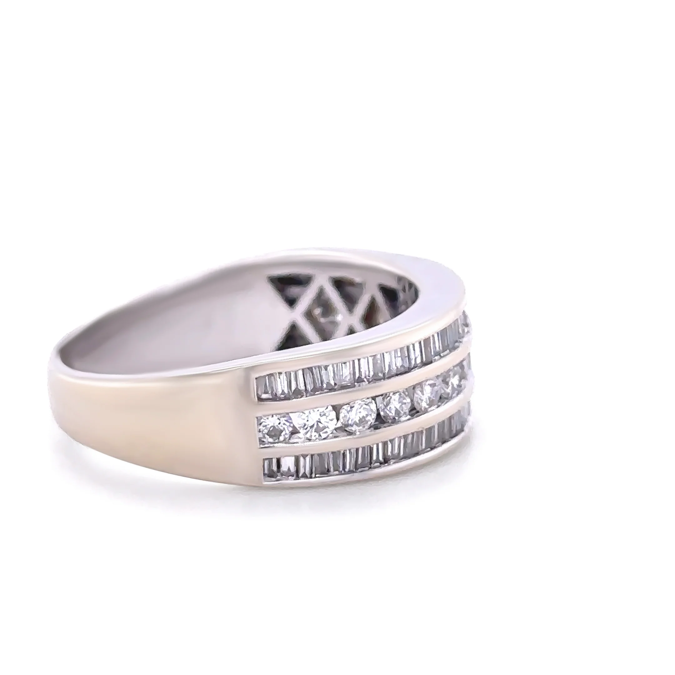 18ct White Gold Diamond Dress Ring 1.02ct 6.39g - Image 5