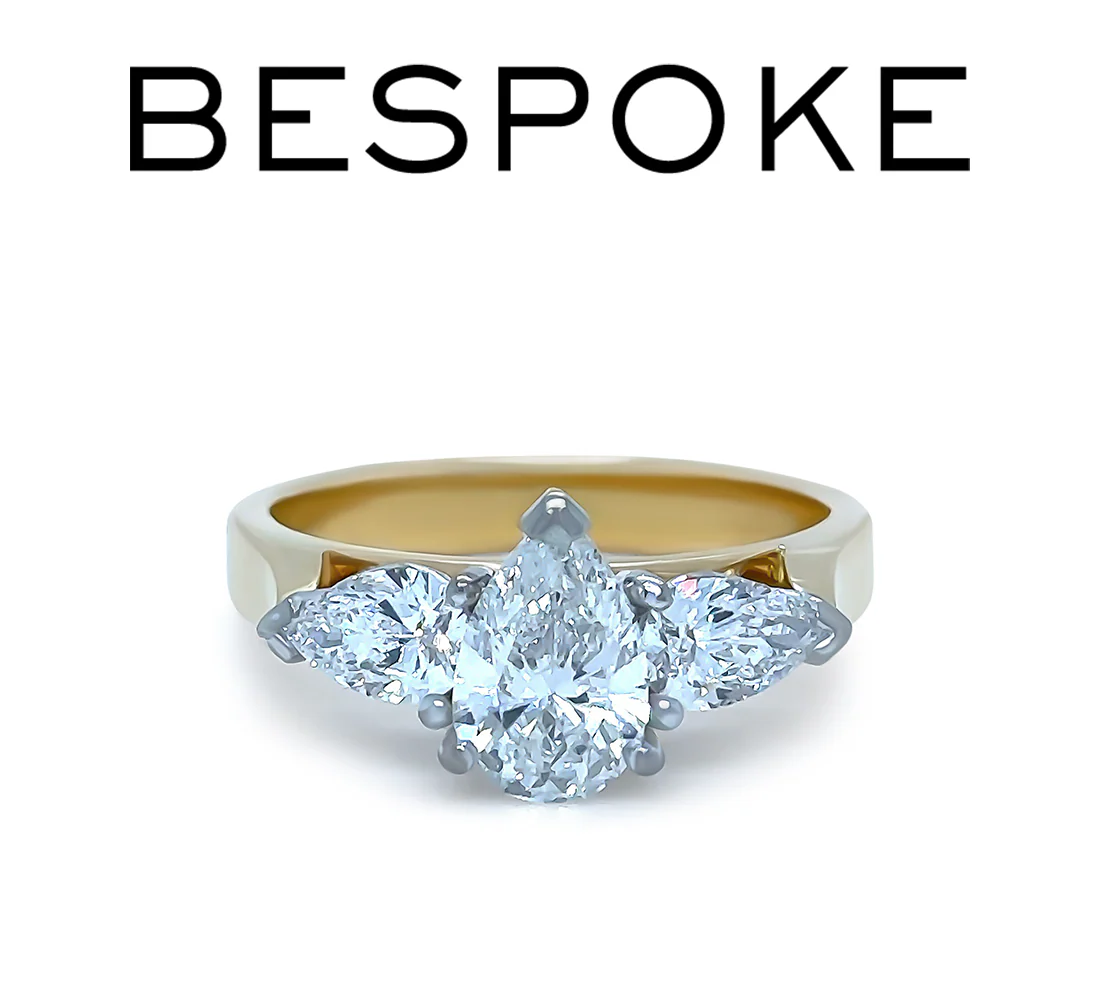 DCLA 18ct Yellow and White Gold 3-Stone Diamond Engagement Ring 2.41ct