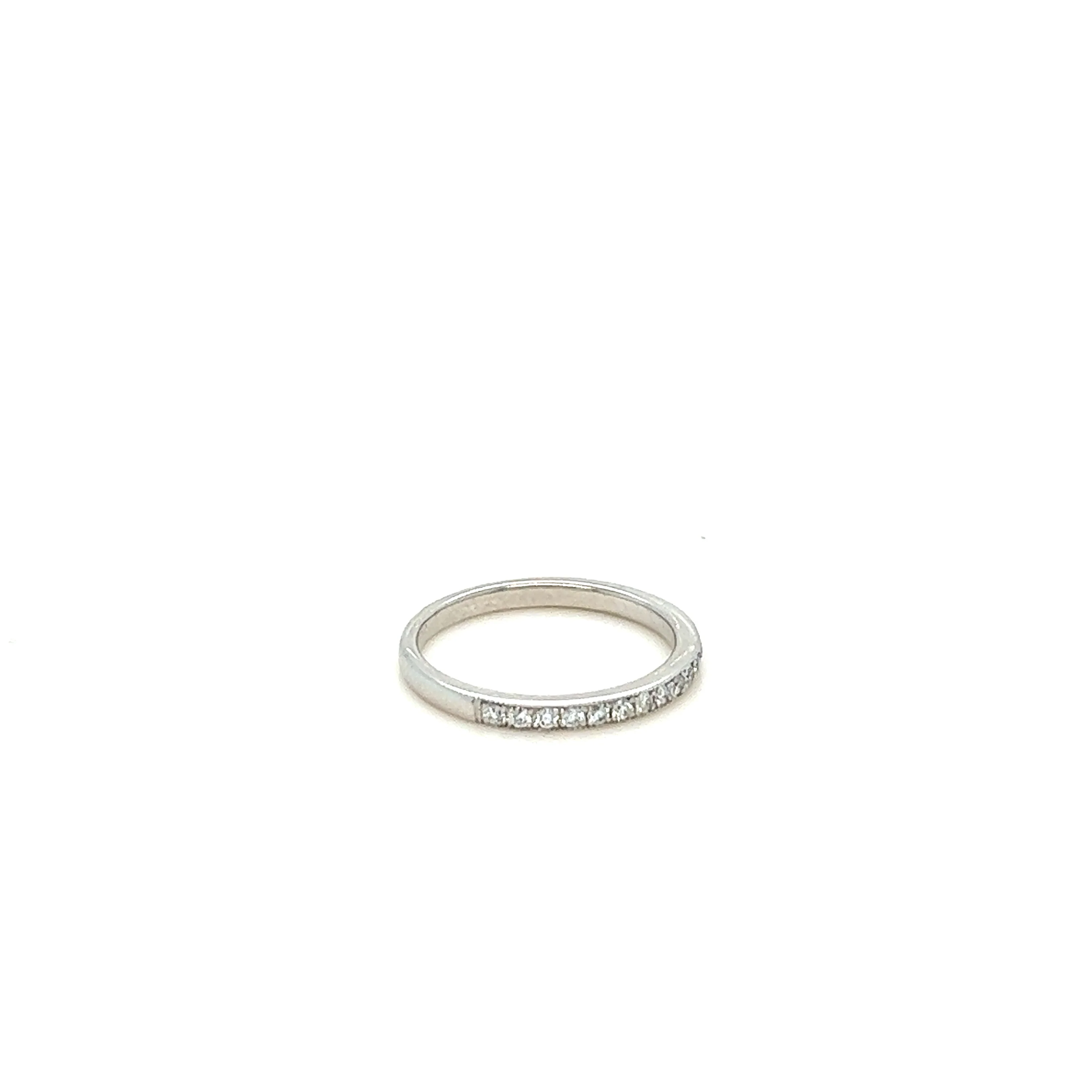 Bespoke 18ct White Gold Diamond Wedding Band .3ct - Image 4