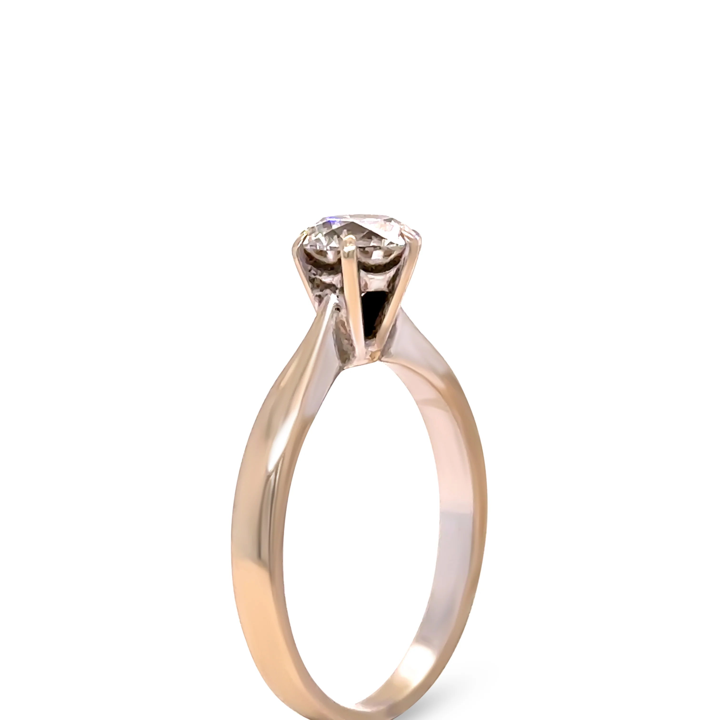 18ct White Gold Round Brilliant Cut Diamond Solitaire Engagement Ring 1.00ct 3.43g - Image 5