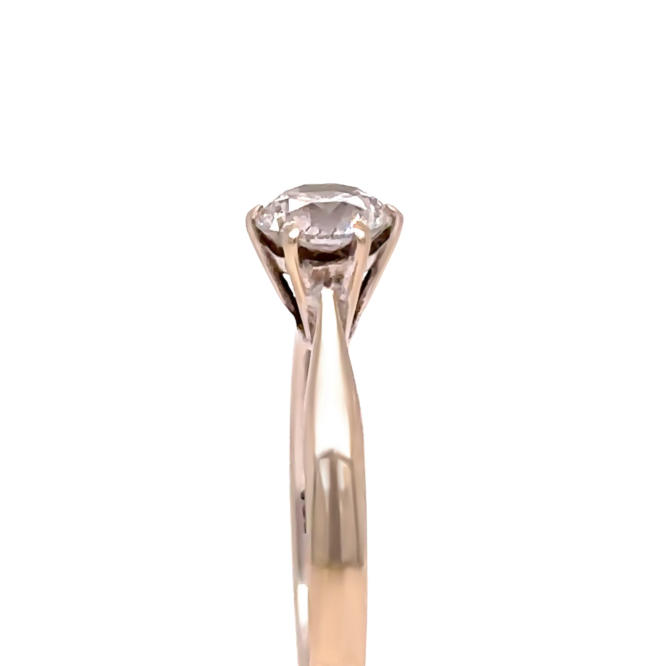 18ct White Gold Round Brilliant Cut Diamond Solitaire Engagement Ring 1.00ct 3.43g - Image 6