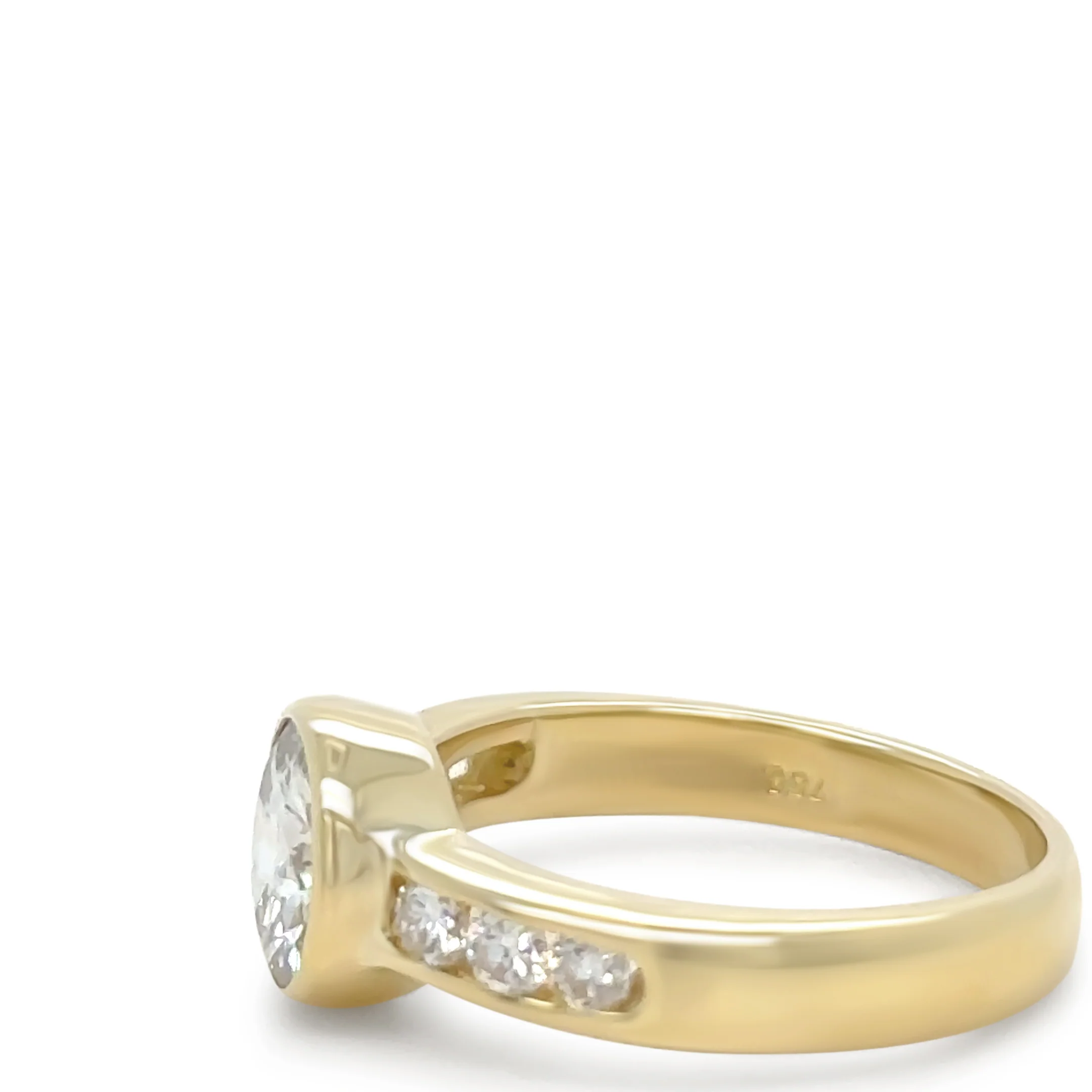 18ct Yellow Gold Diamond Engagement Ring 1.52ct - Image 5