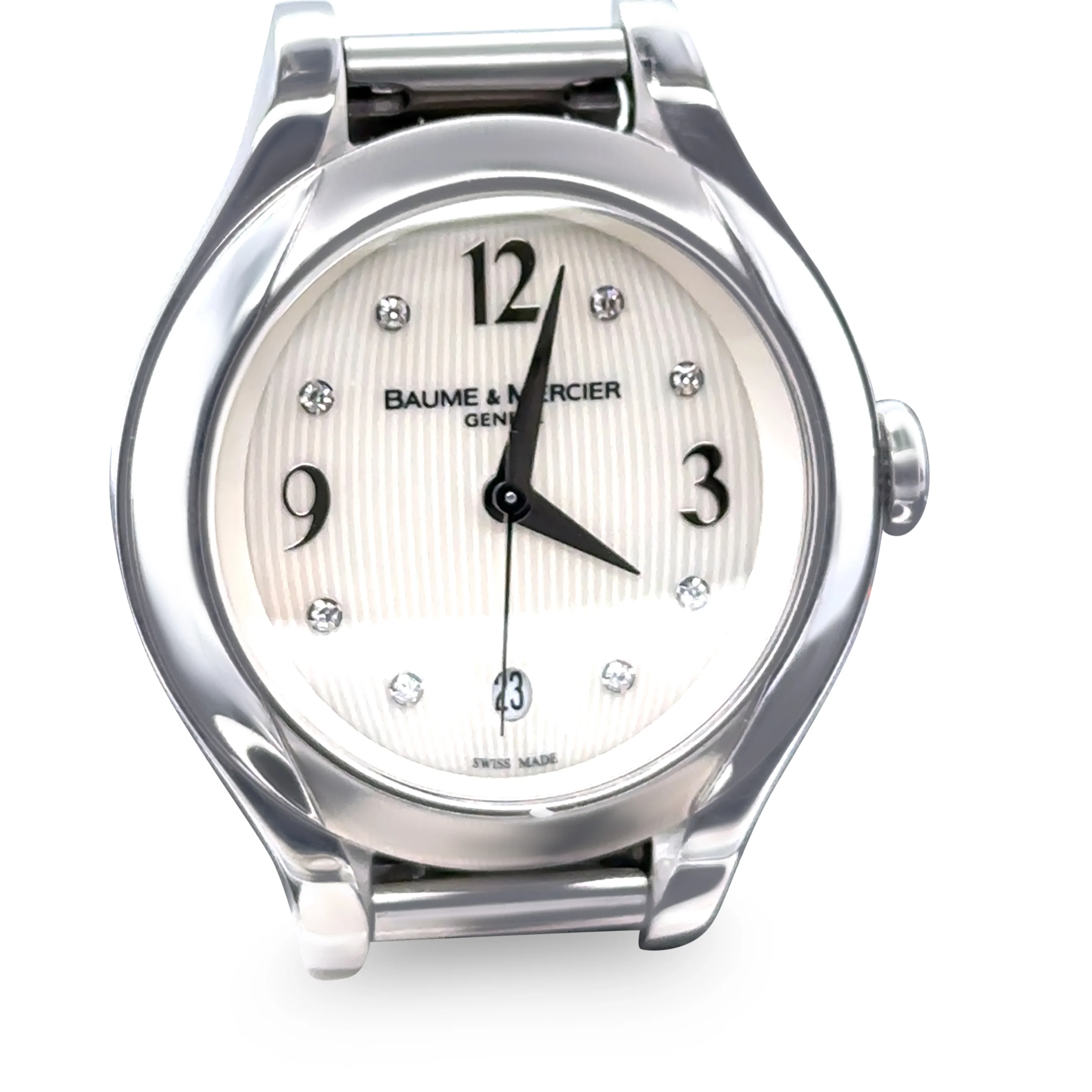 Baume & Mercier Stainless Steel Ilea Diamond Dial Watch 30mm - Image 2
