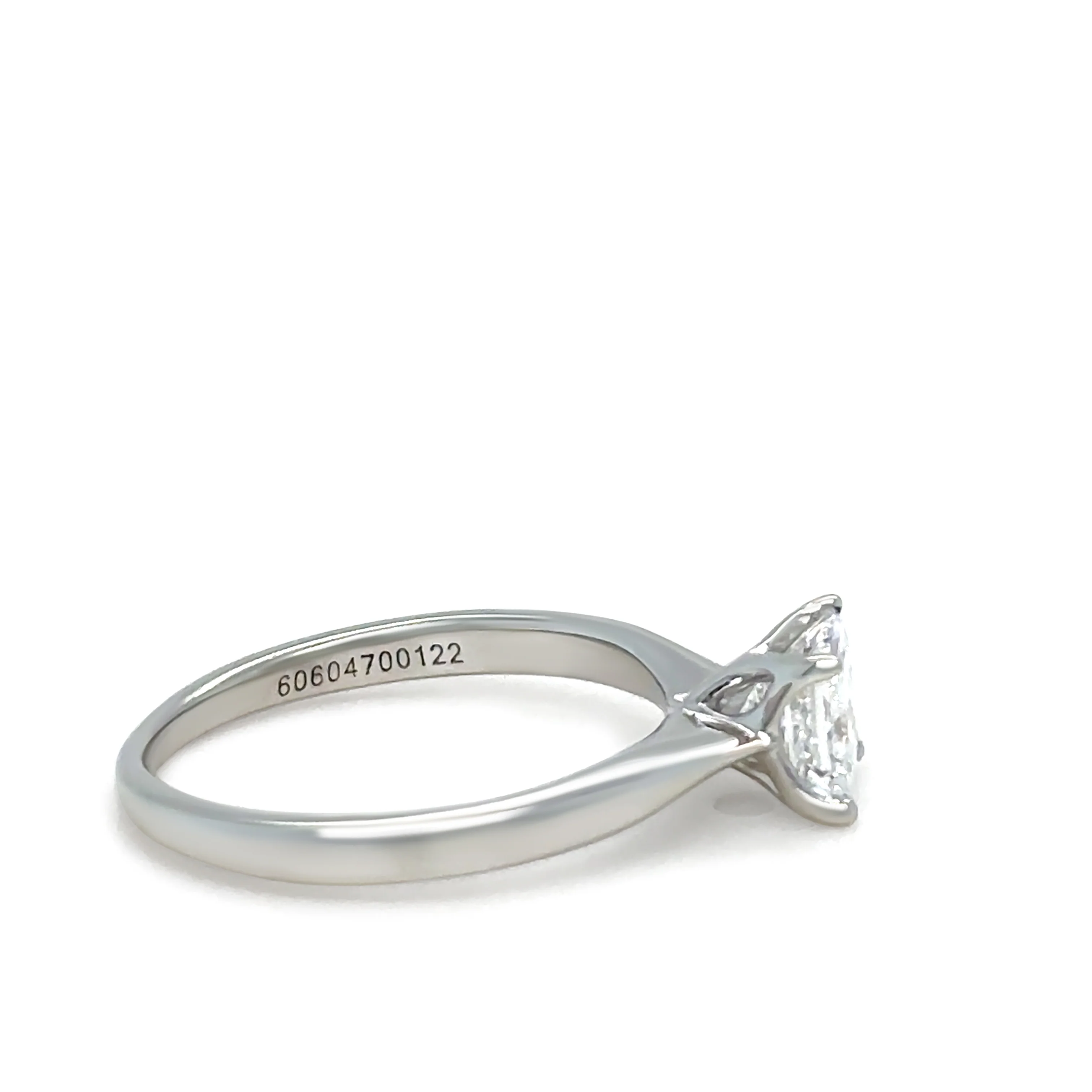 Bespoke 14ct White Gold Princess Cut Diamond Ring 0.70ct - Image 3