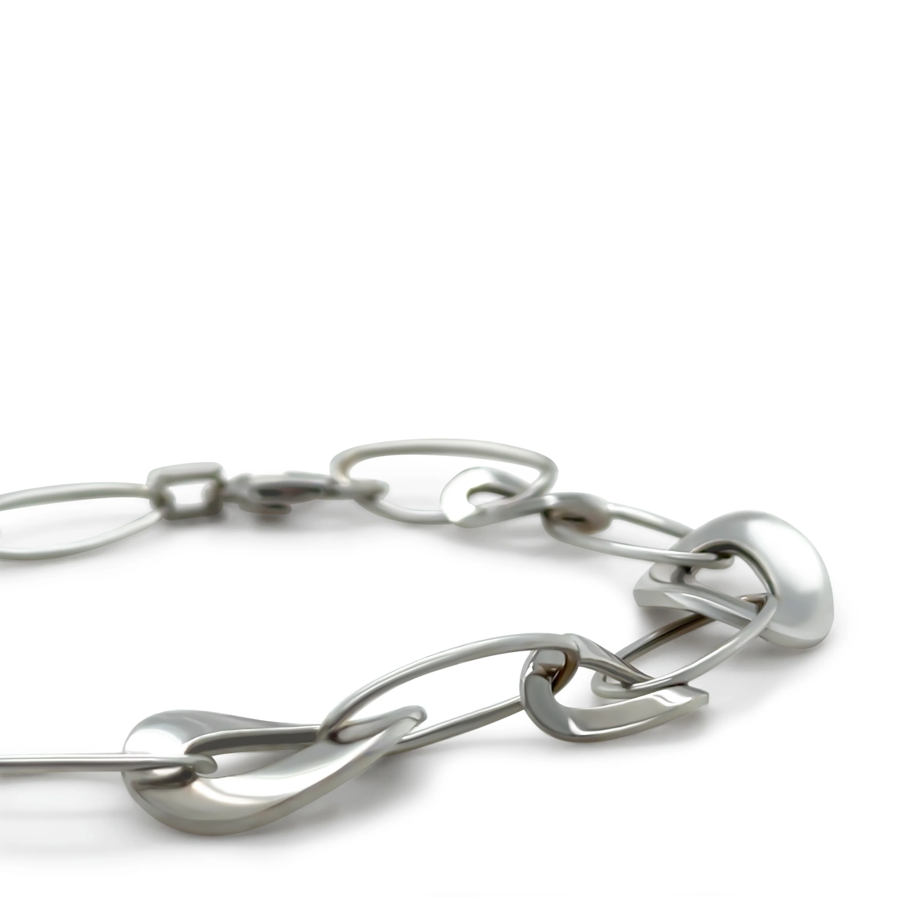Bespoke 18ct White Gold Bracelet 5.6g - Image 3