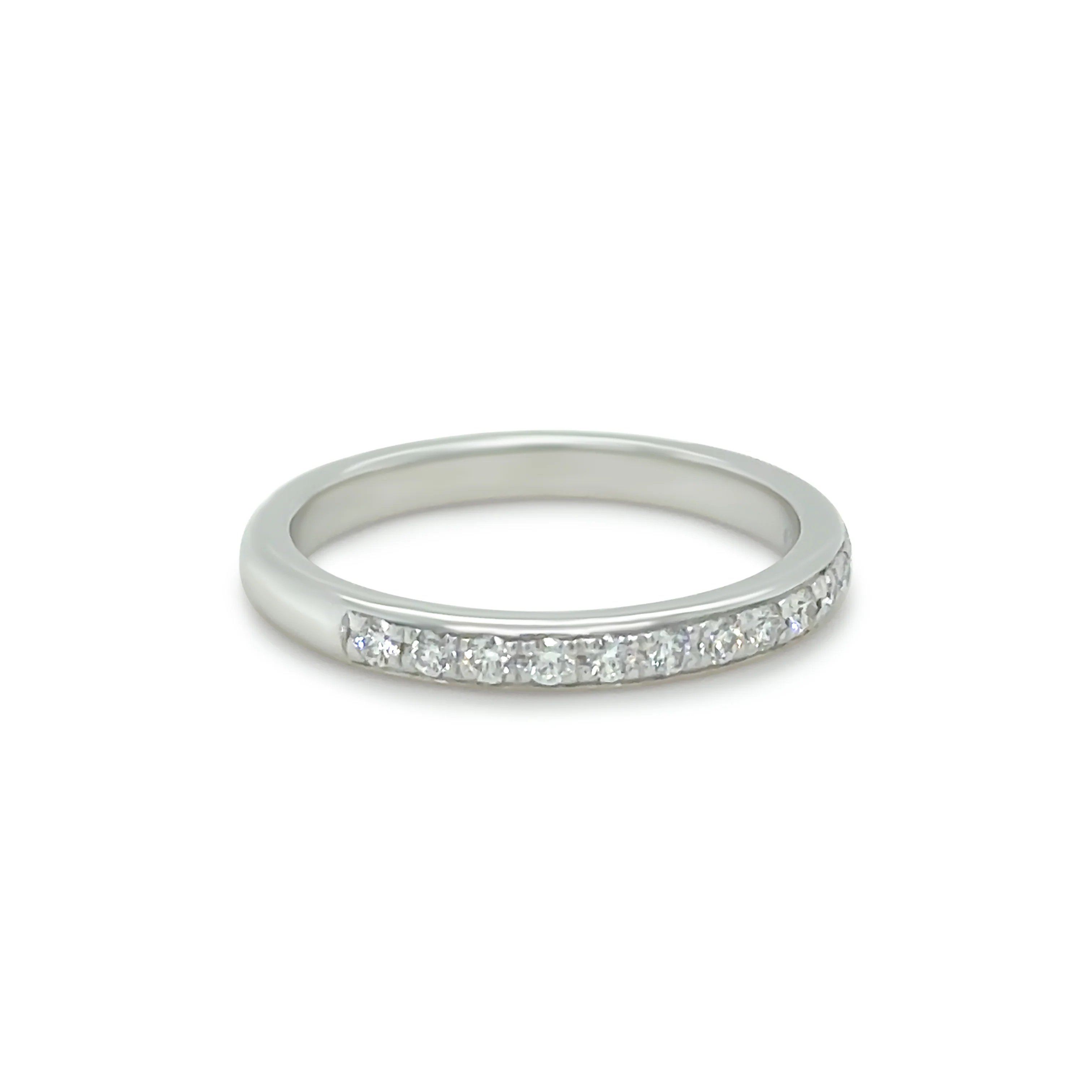 Bespoke 18ct White Gold Pave Diamond Ring 0.28ct - Image 3