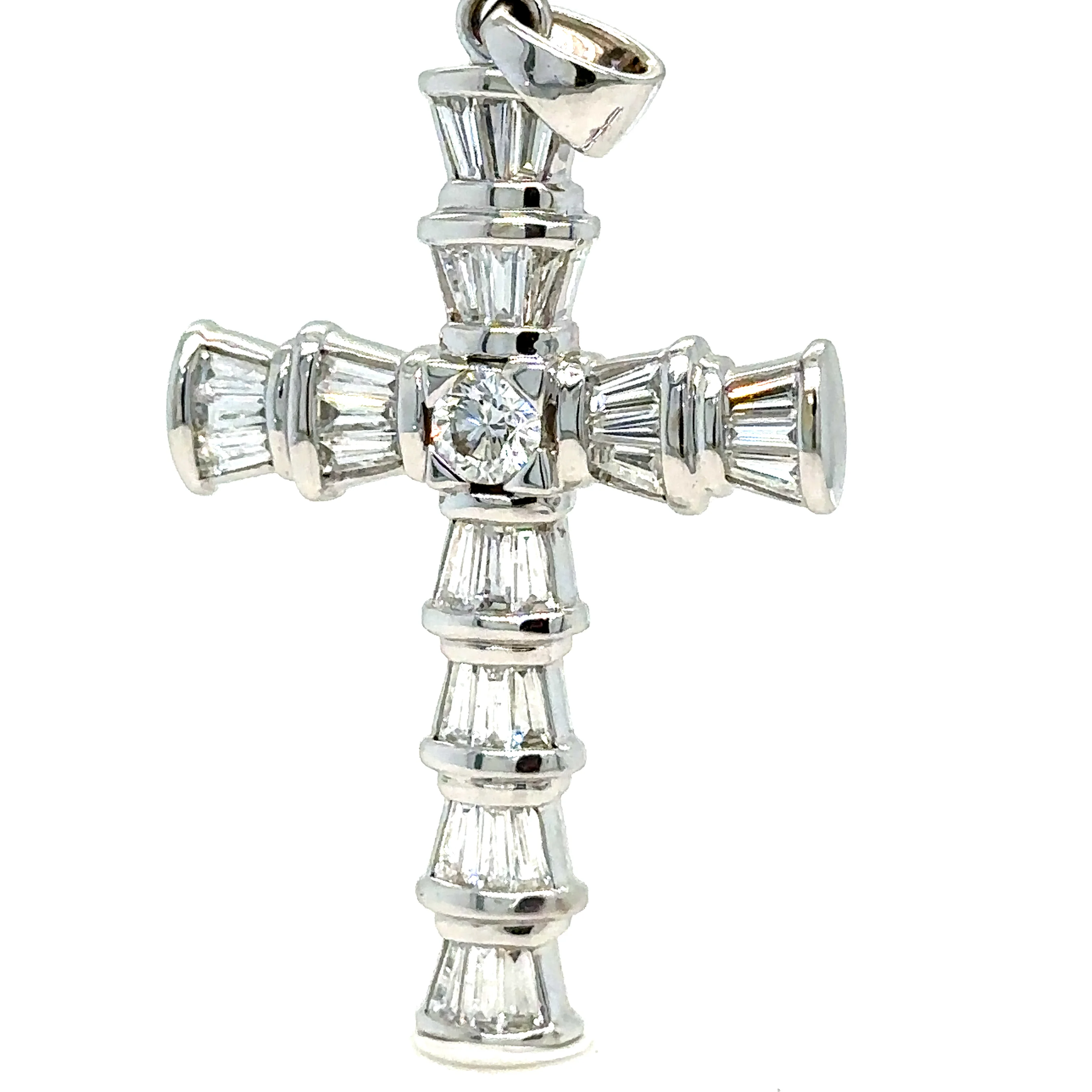Bespoke Diamond Cross Pendant 3.35ct - Image 2