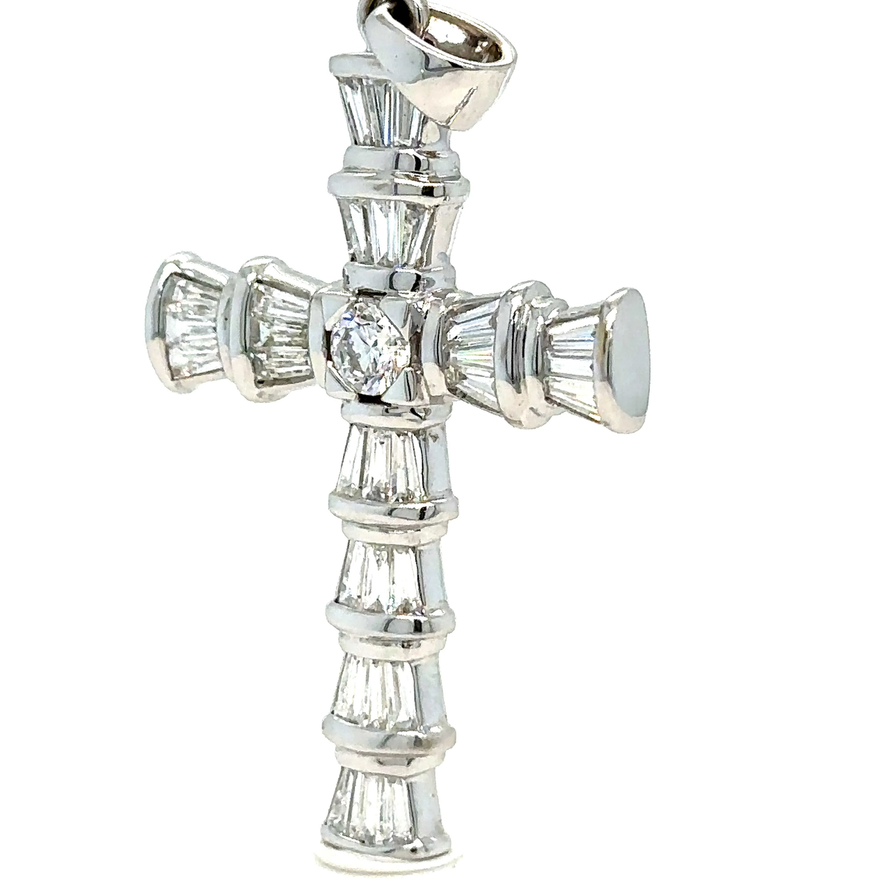 Bespoke Diamond Cross Pendant 3.35ct - Image 3
