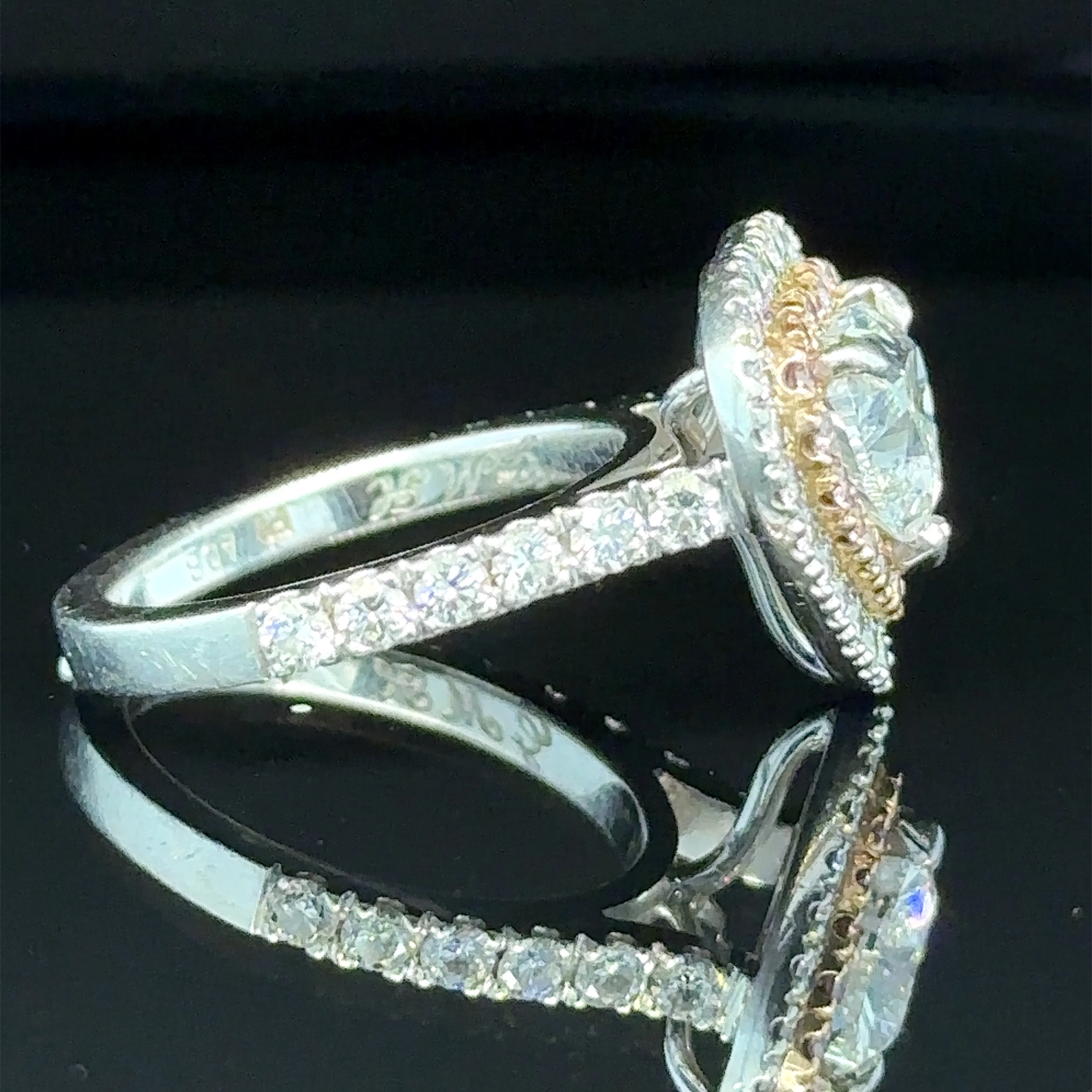 Bespoke Diamond Heart Ring 1.50ct - Image 11