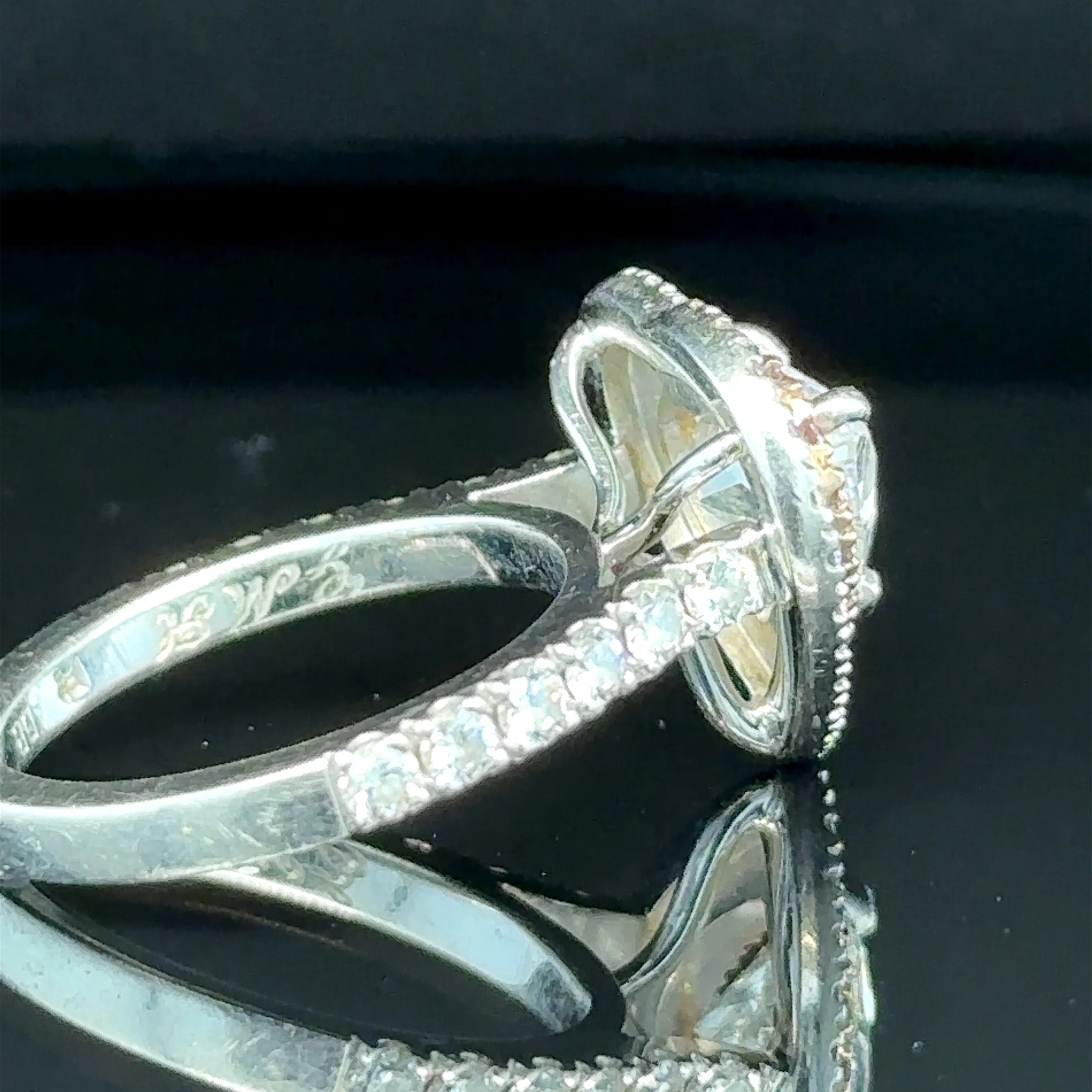 Bespoke Diamond Heart Ring 1.50ct - Image 12