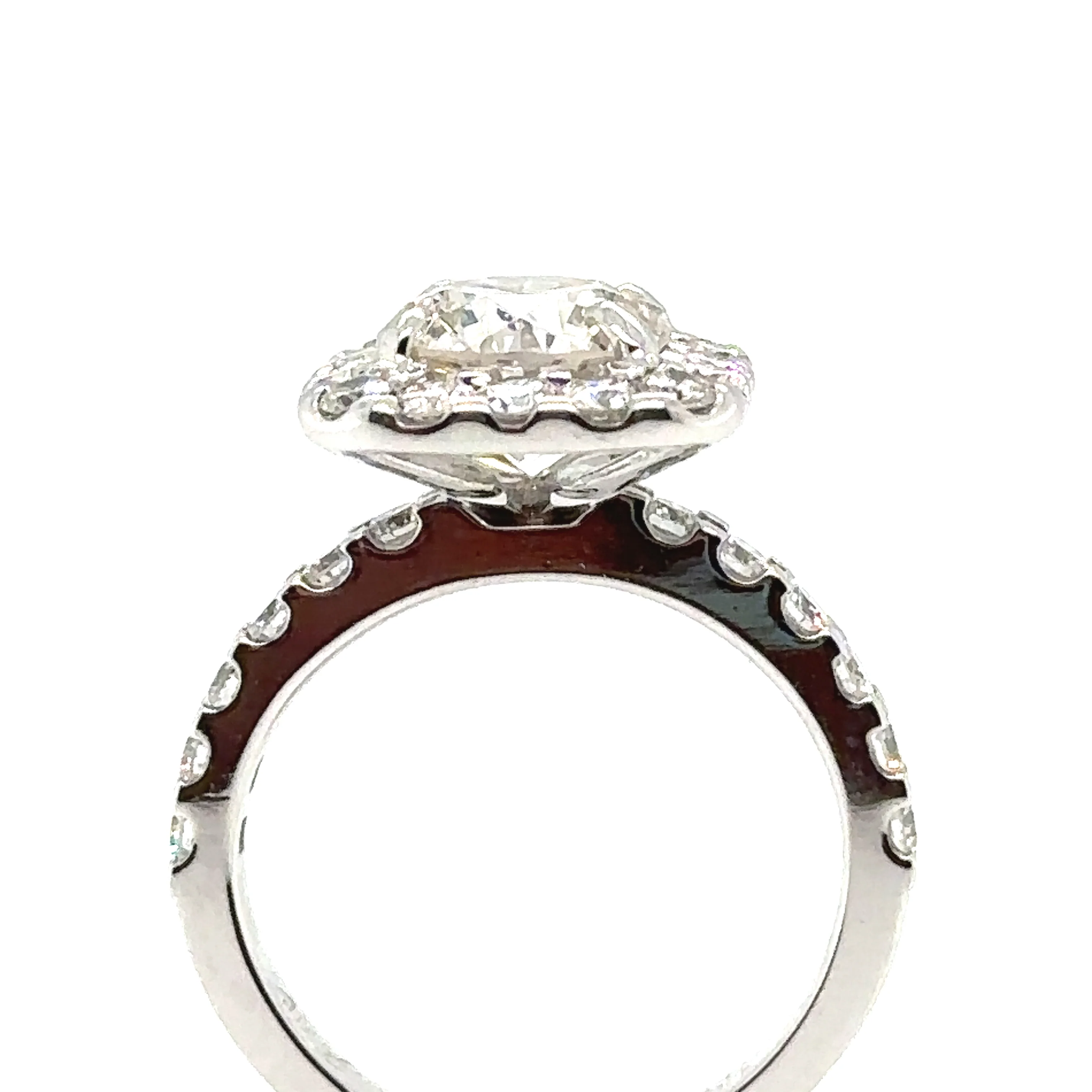 Bespoke Diamond Square Cluster Ring 2.84ct - Image 3
