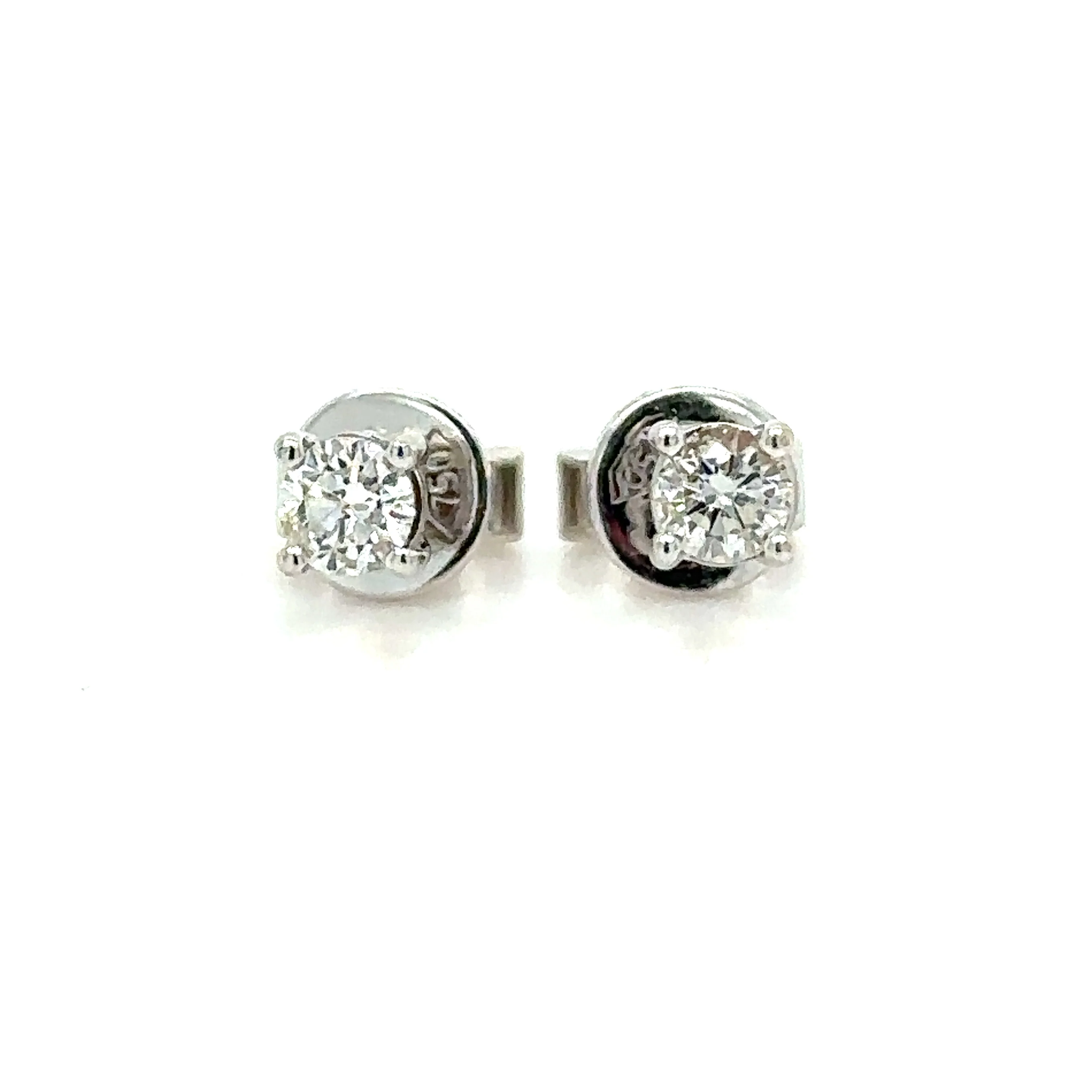 Bespoke Diamond Stud Earrings 0.30ct - Image 2