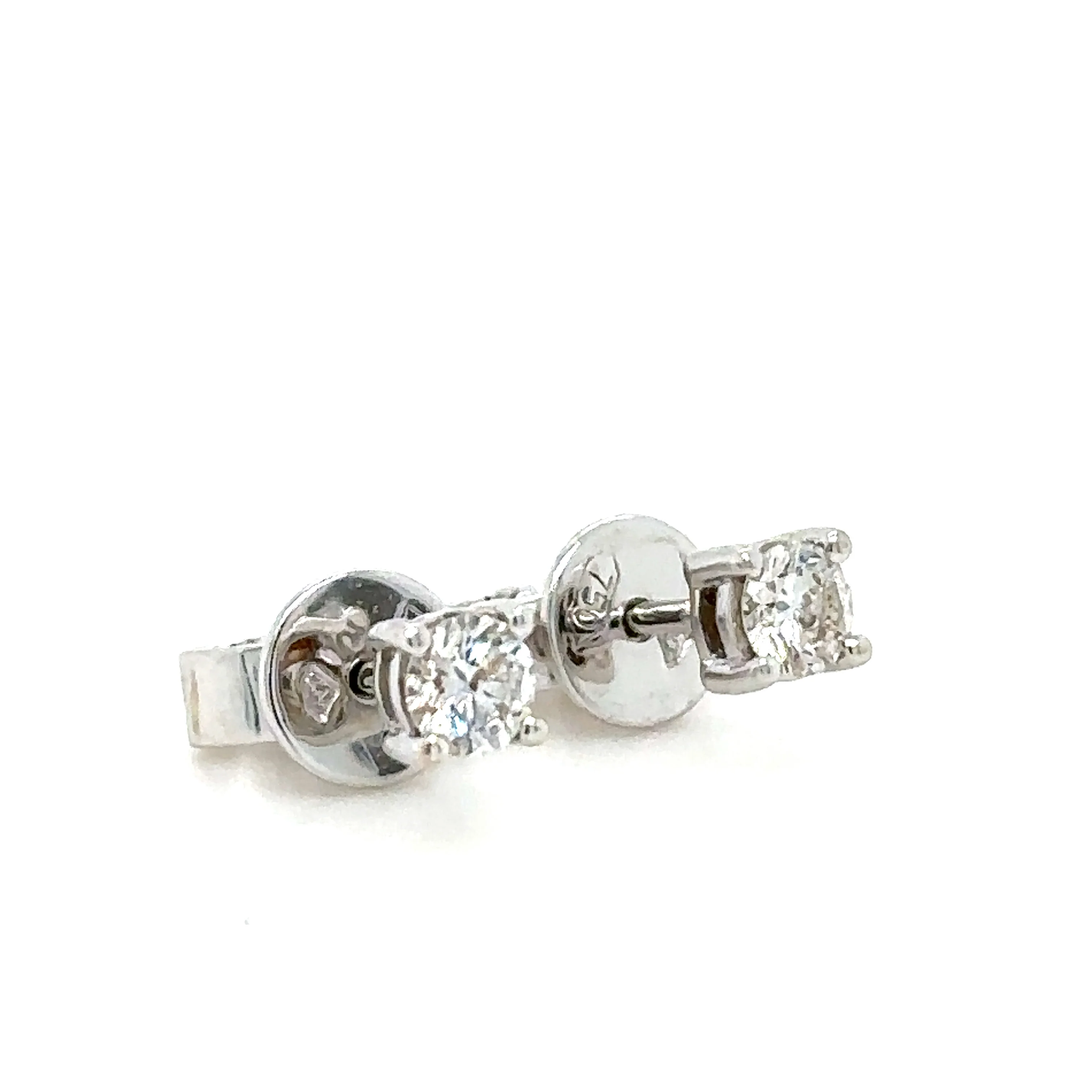 Bespoke Diamond Stud Earrings 0.30ct - Image 3