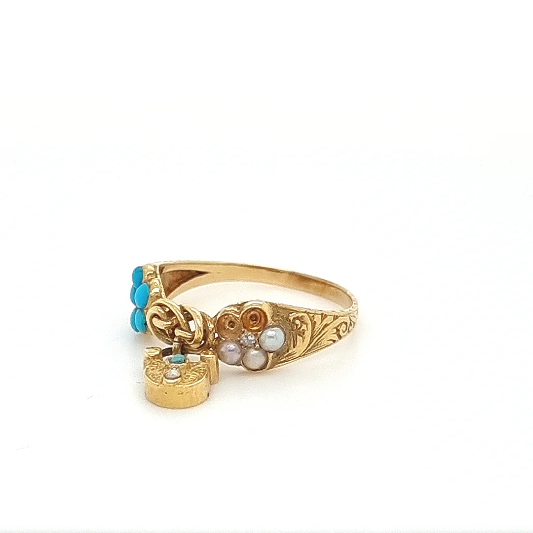 Bespoke Georgian Lovers Ring - Image 10