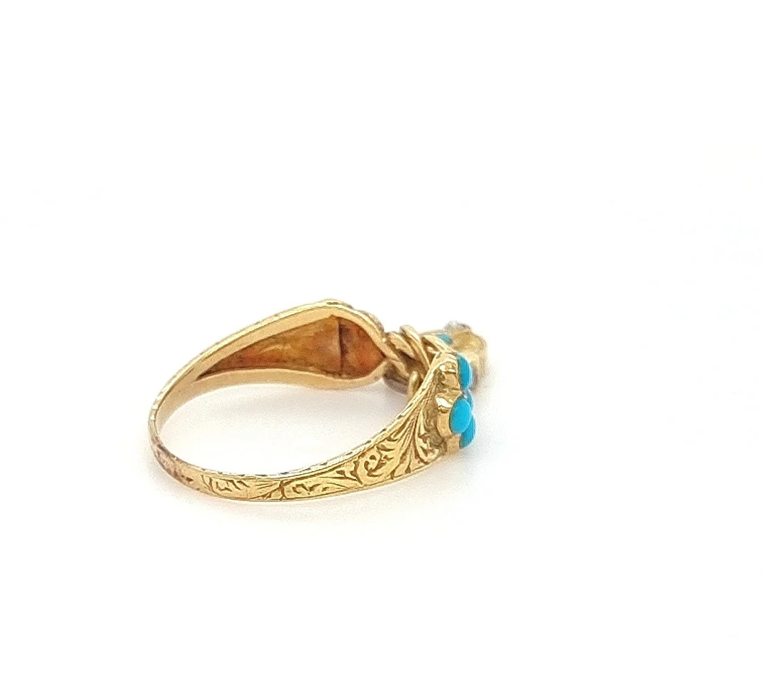 Bespoke Georgian Lovers Ring - Image 8
