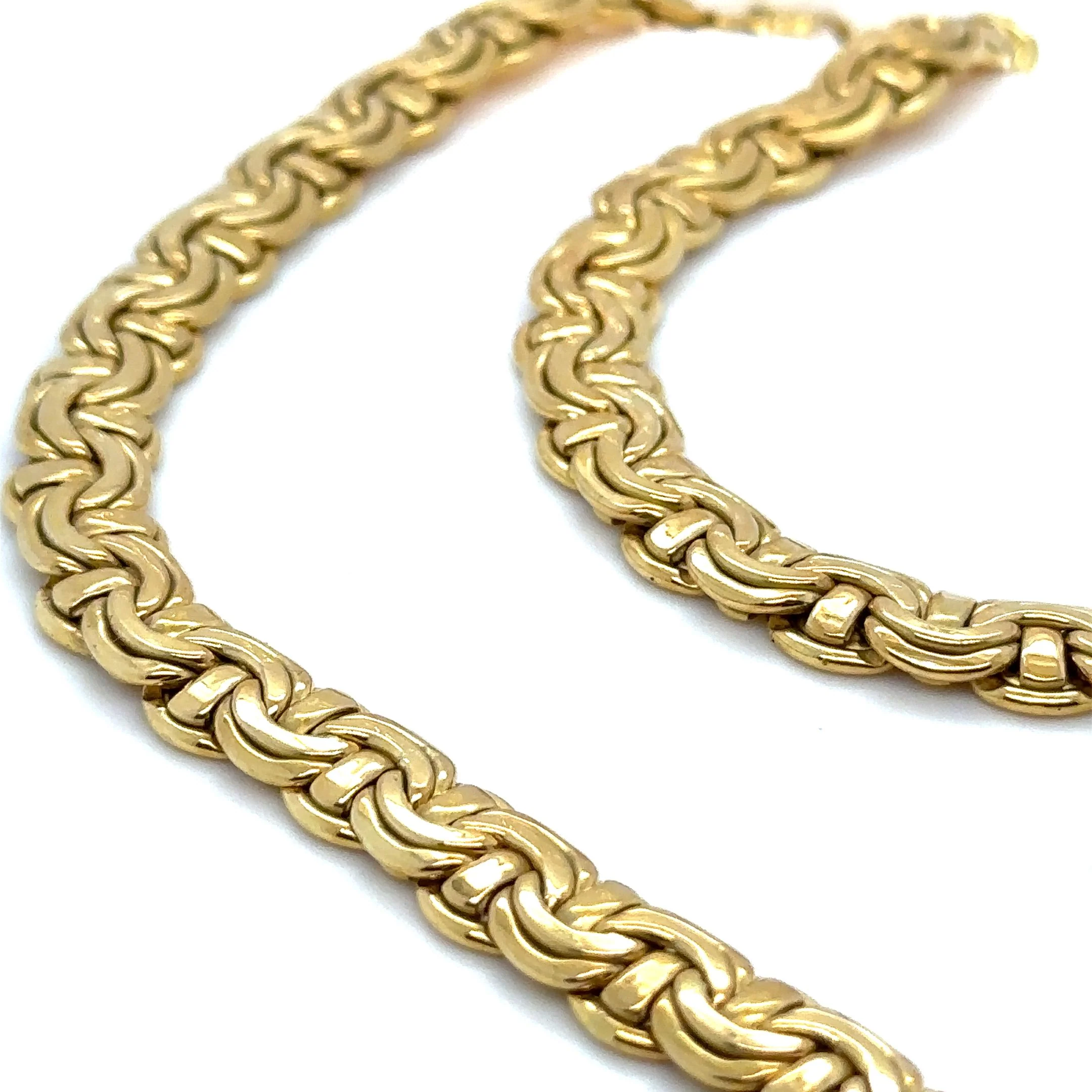 Bespoke Italian 18ct Yellow Gold Necklace 38.3g - Image 5