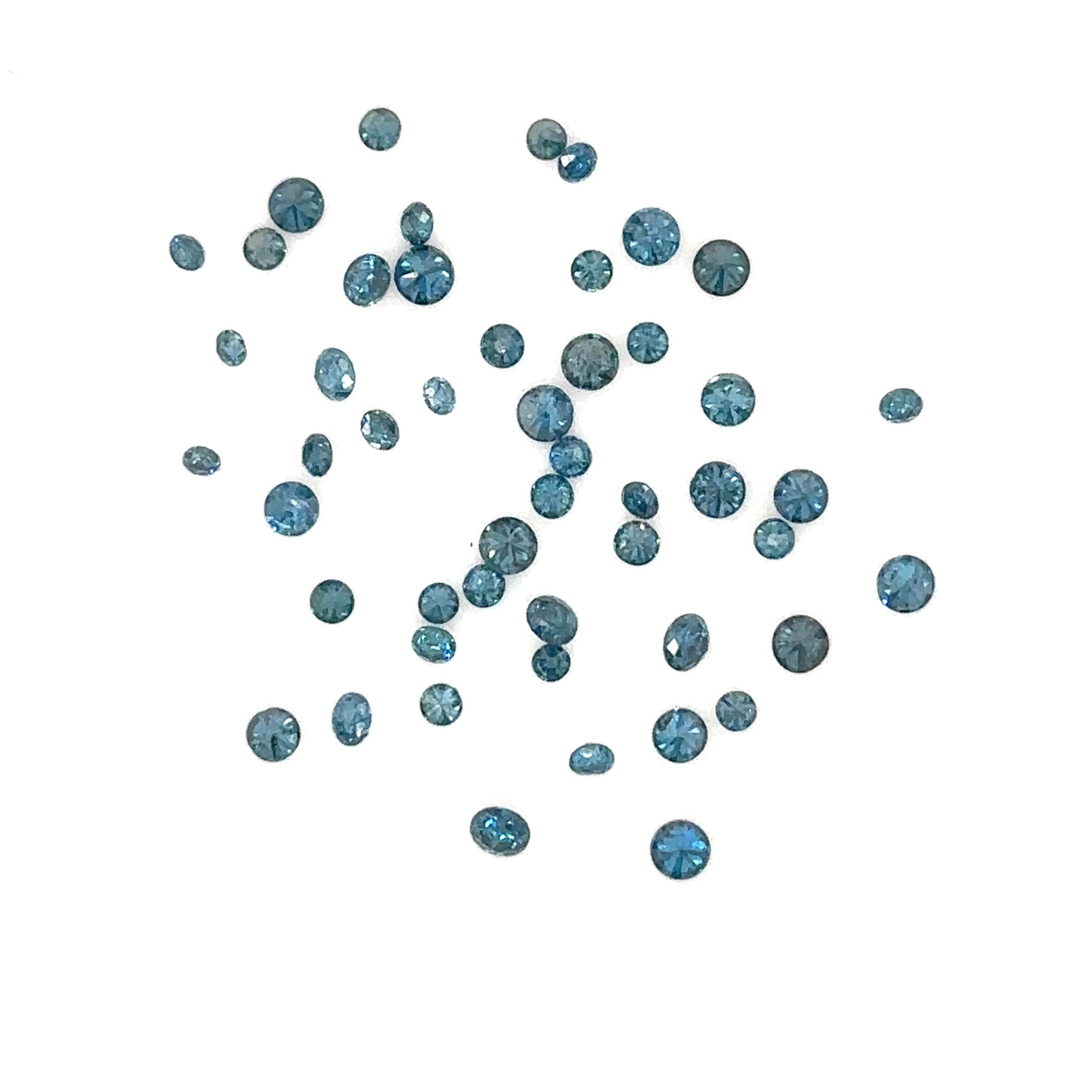 Bespoke Loose Blue Round Brilliant Cut Diamonds 1.00ct - Image 5