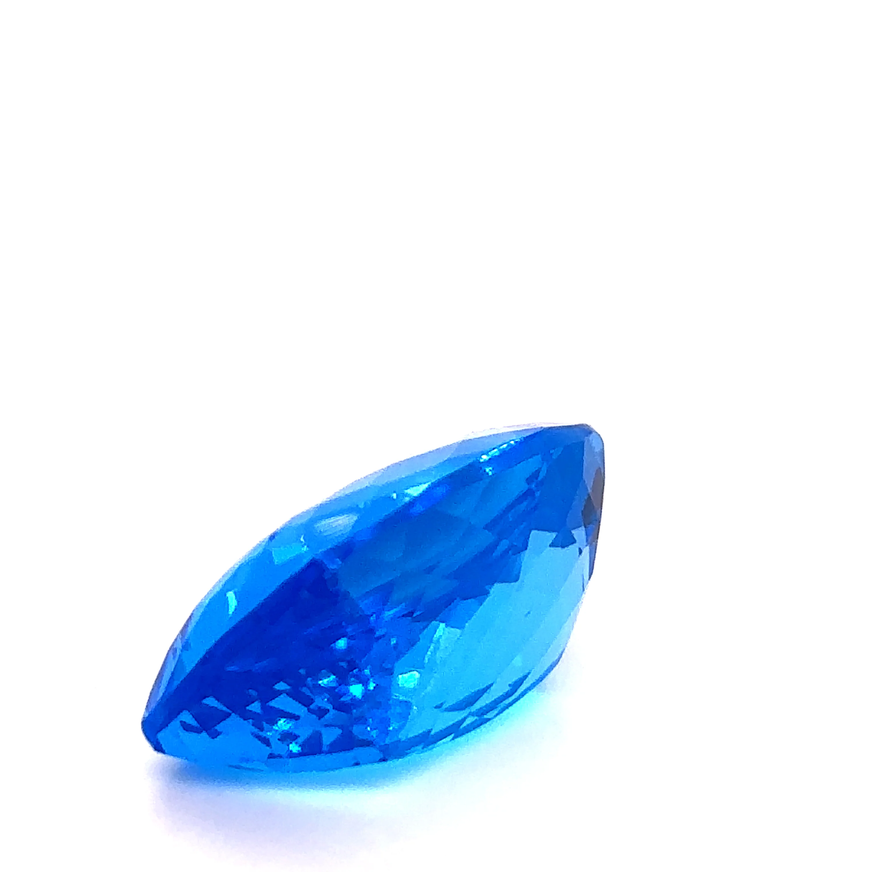 Bespoke Loose Blue Topaz Elongated Cushion Cut 33.3ct - Image 7
