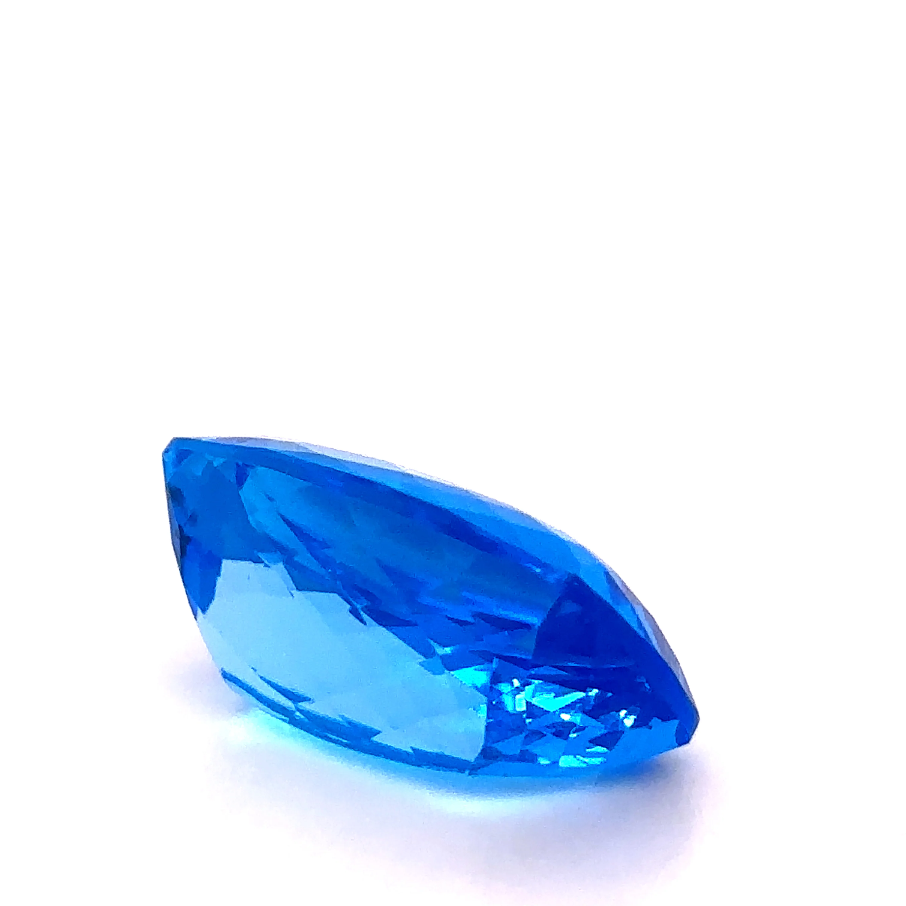 Bespoke Loose Blue Topaz Elongated Cushion Cut 33.3ct - Image 8