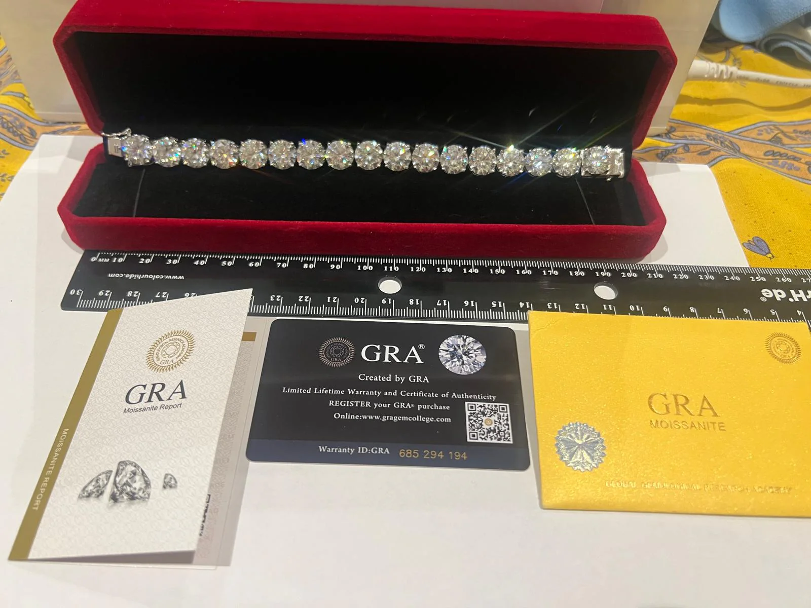 Bespoke Moissanite Bracelet 85.00ct - Image 13