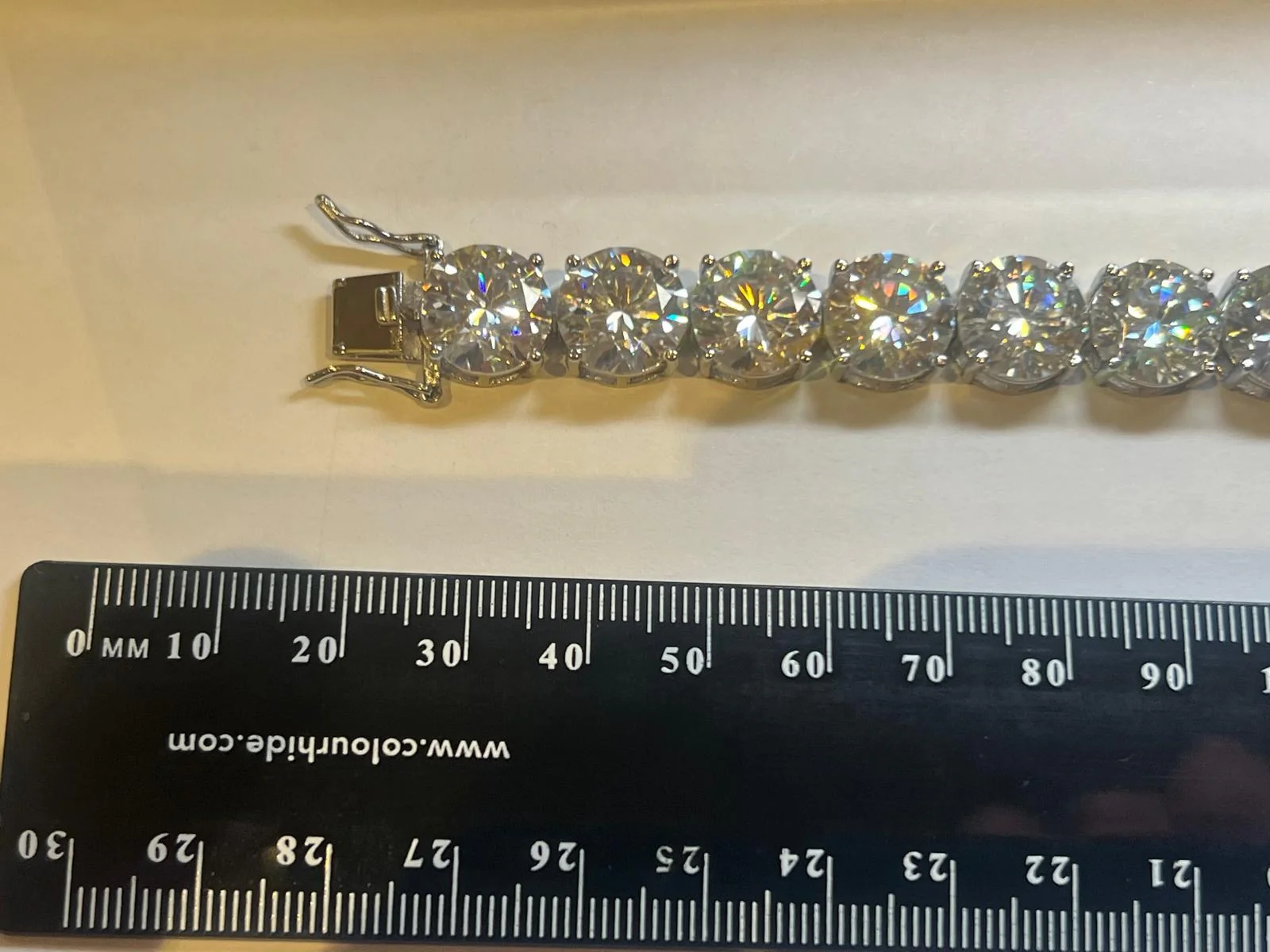 Bespoke Moissanite Bracelet 85.00ct - Image 8