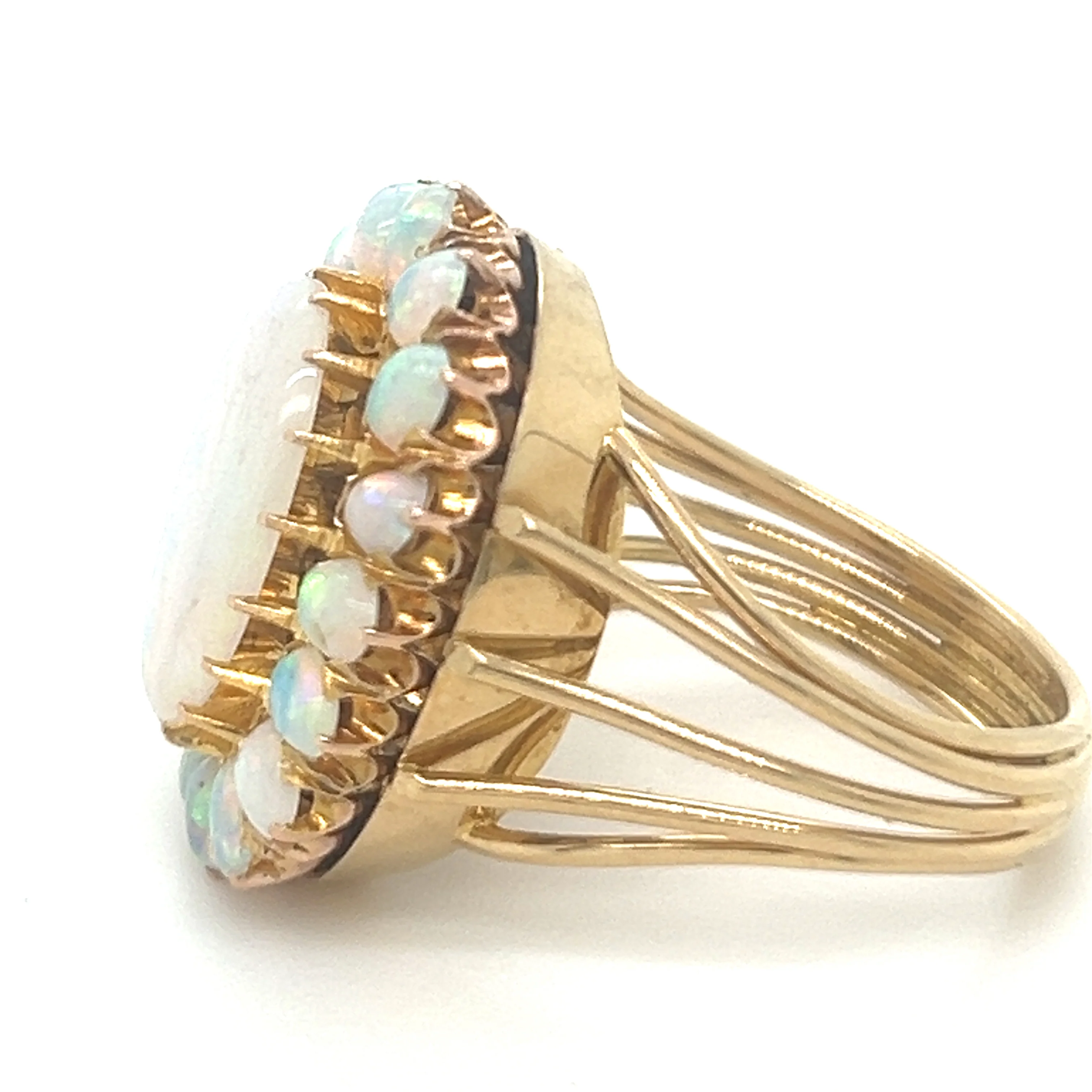 Bespoke Opal Cluster Ring 2.00ct - Image 10