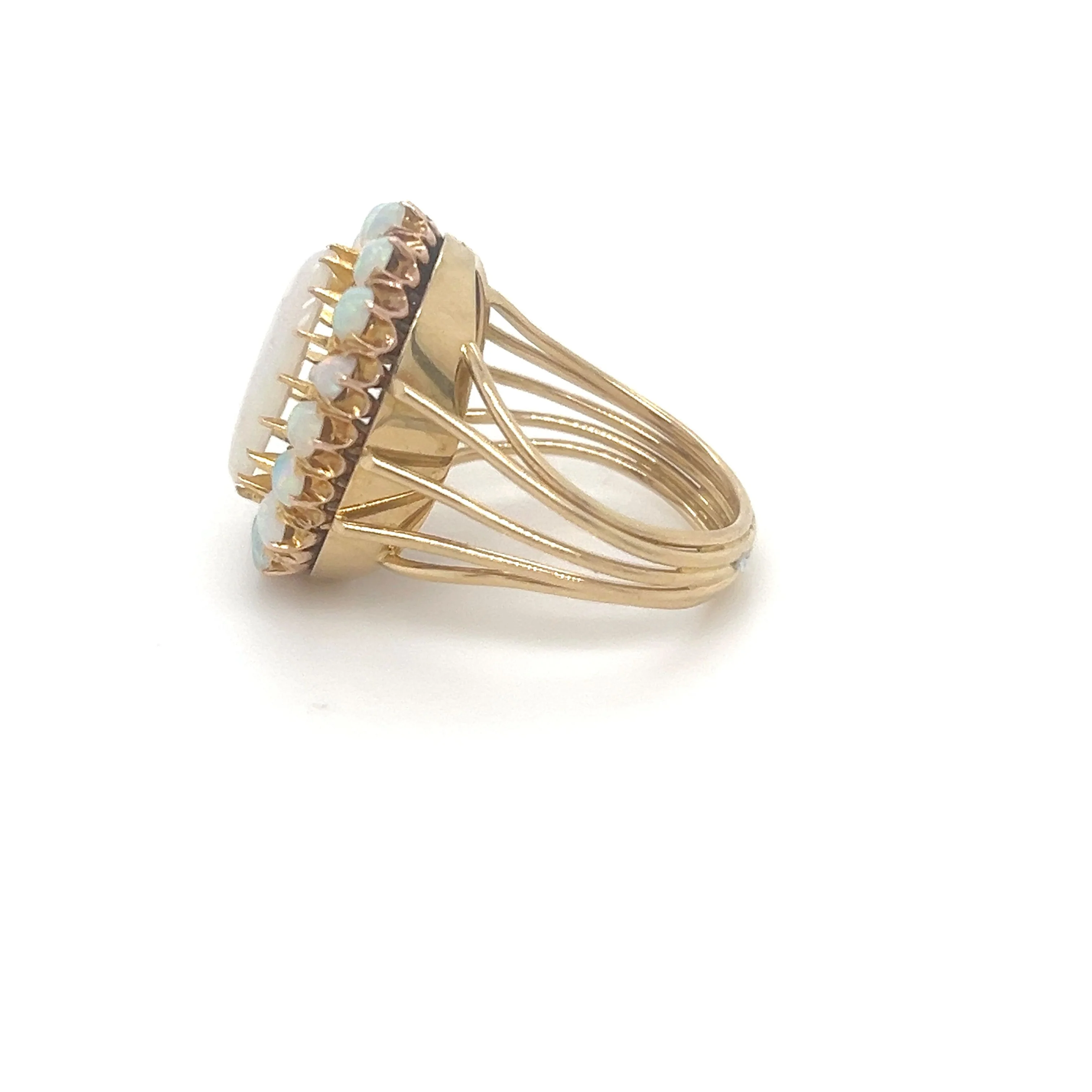 Bespoke Opal Cluster Ring 2.00ct - Image 12