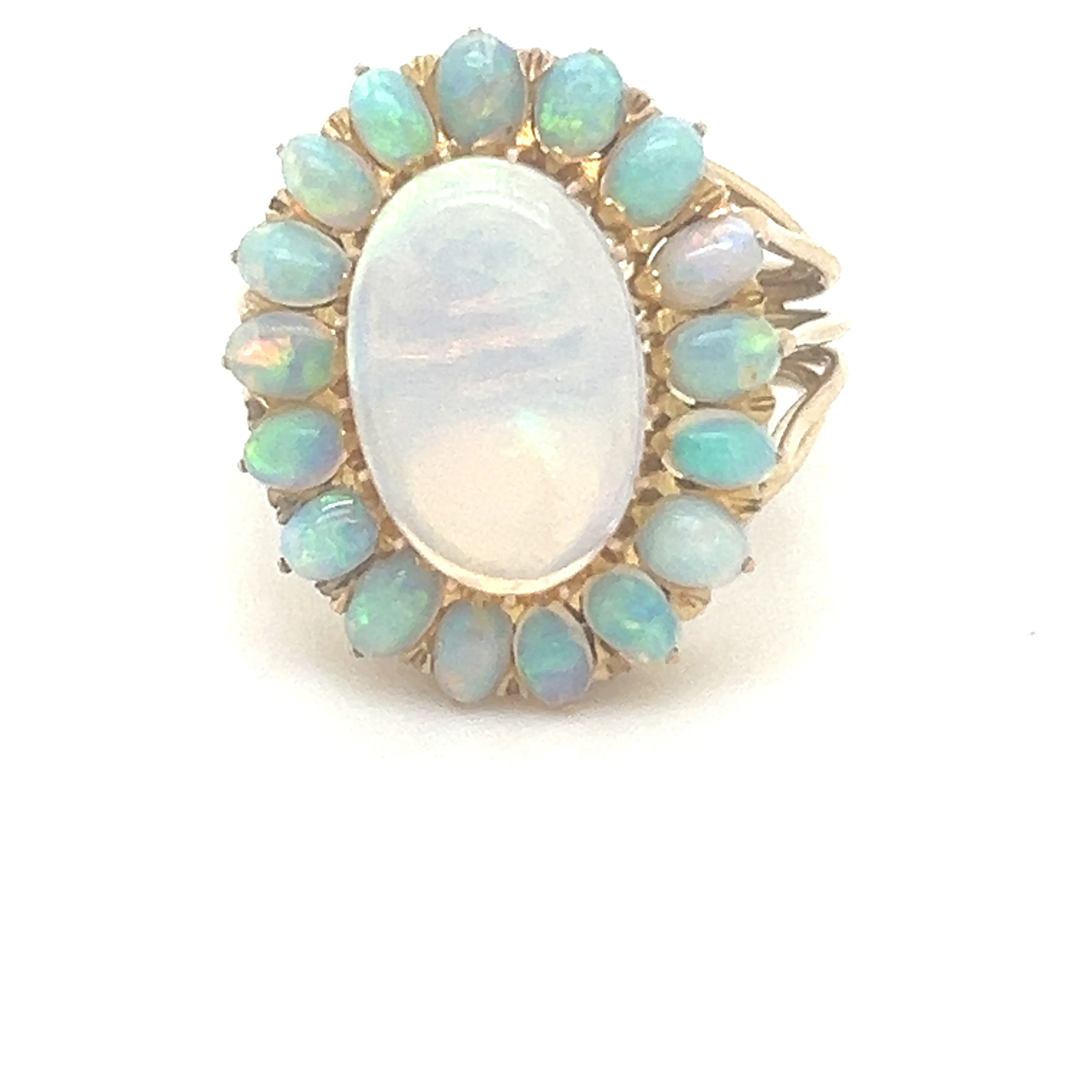 Bespoke Opal Cluster Ring 2.00ct - Image 3