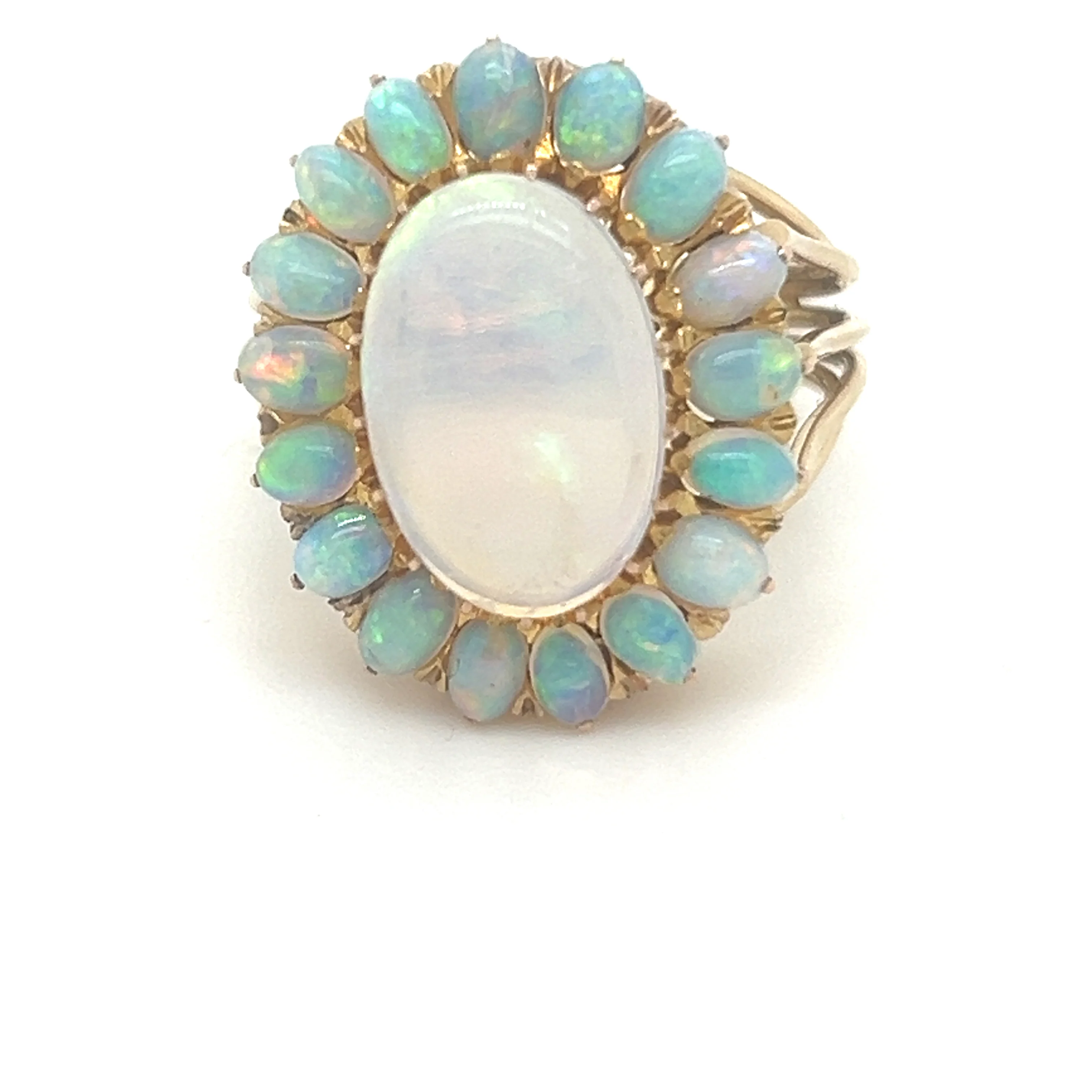 Bespoke Opal Cluster Ring 2.00ct - Image 4