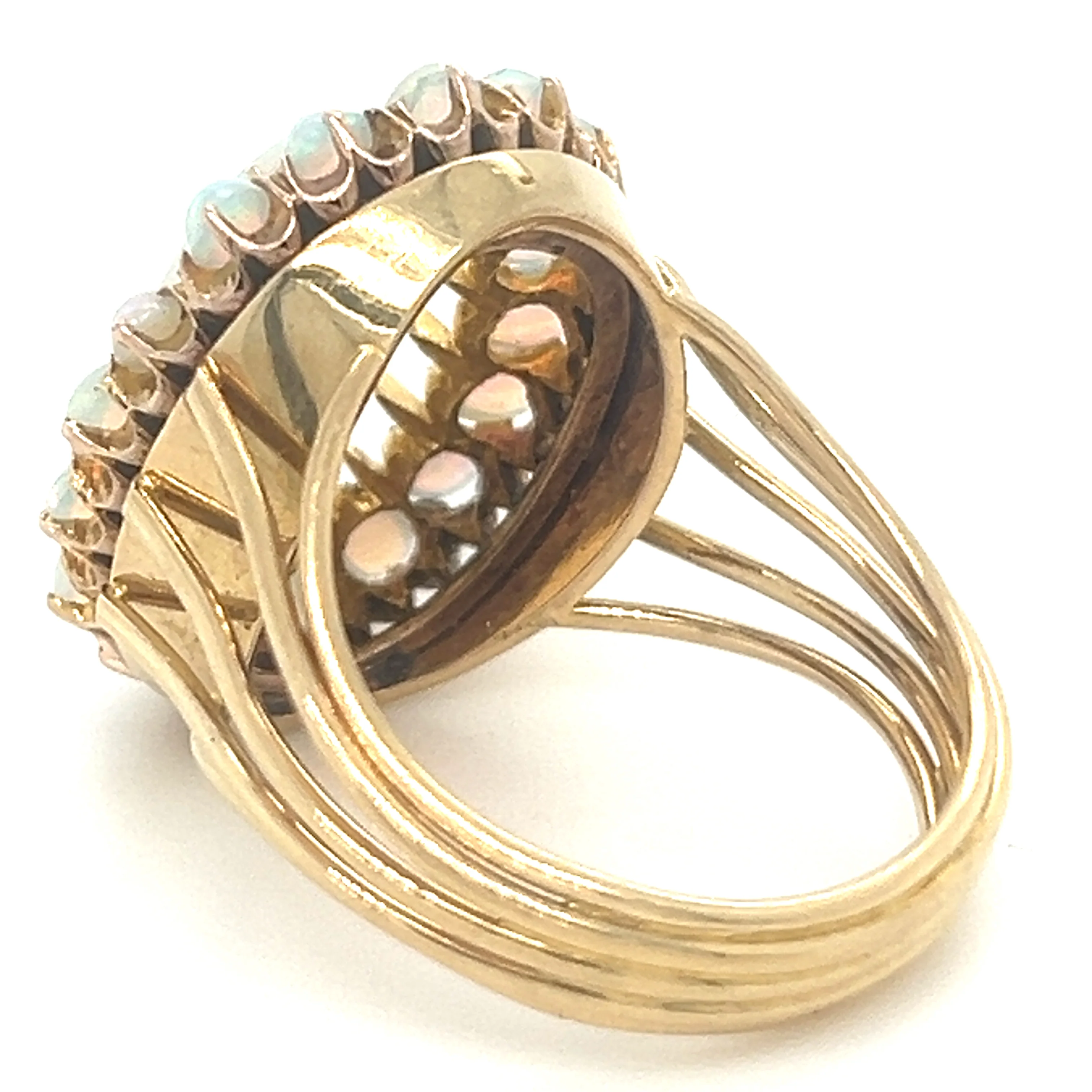 Bespoke Opal Cluster Ring 2.00ct - Image 9