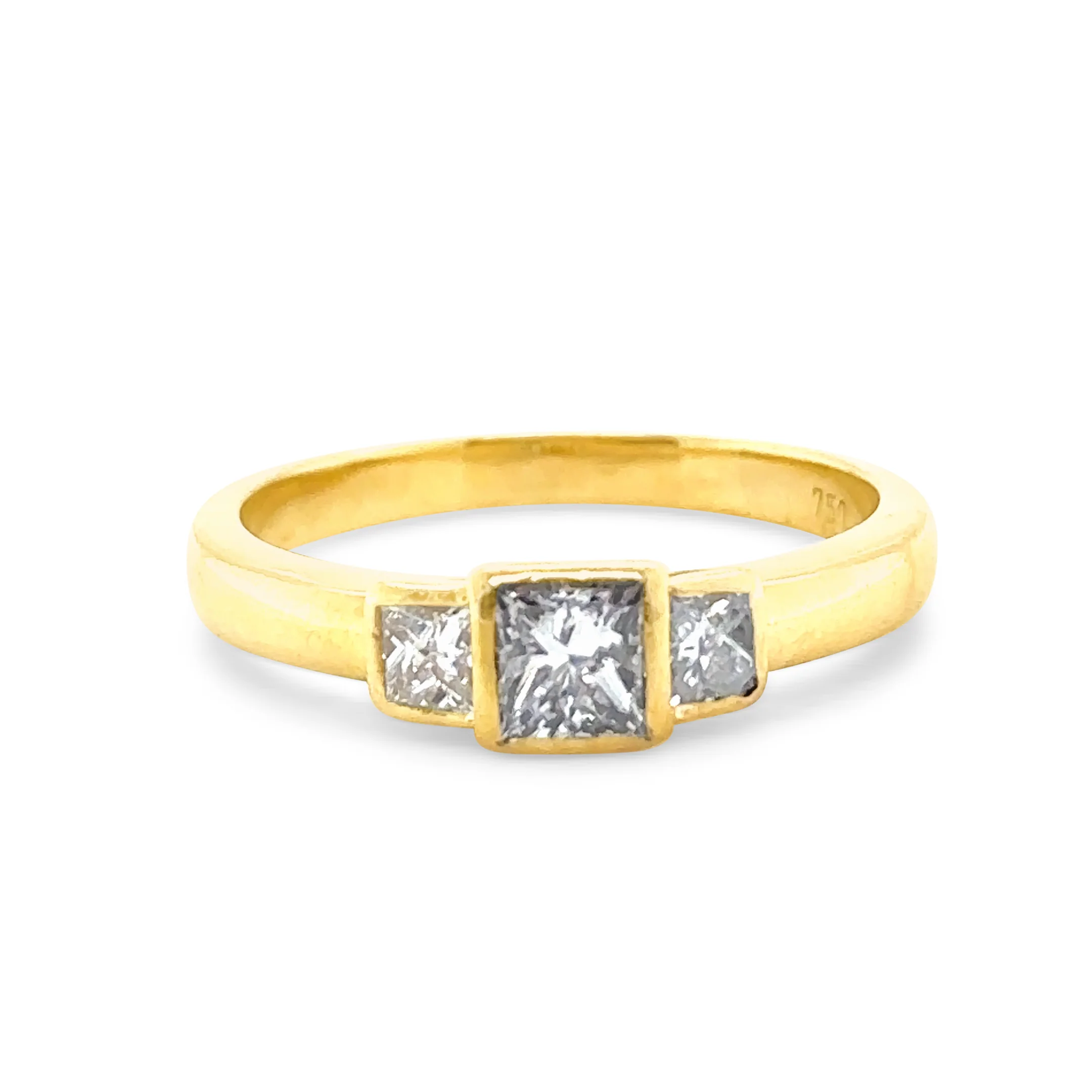 Bespoke Princess Cut Diamond Ring 0.70ct - Image 2