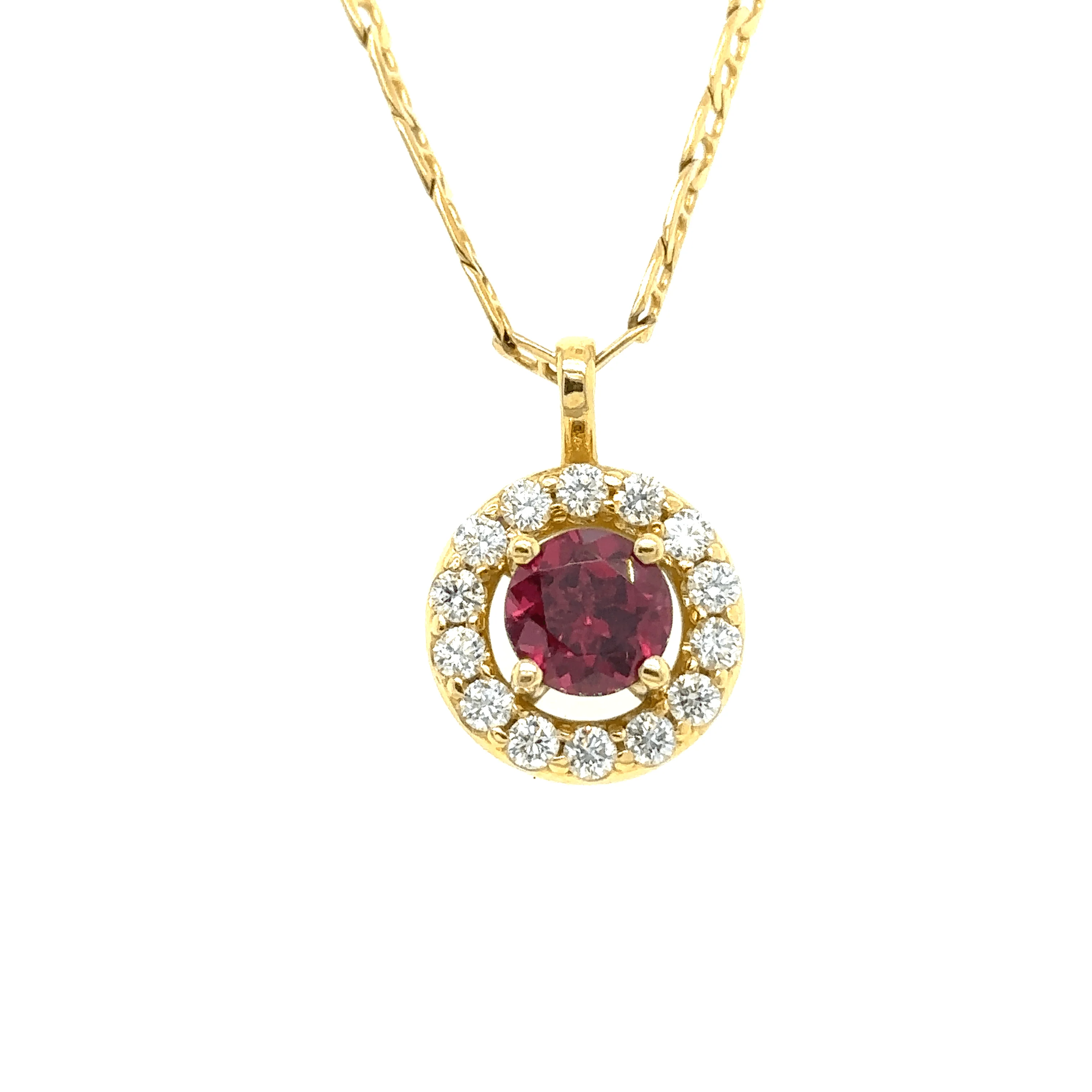 Bespoke Rhodolite Garnet Pendant - Image 2