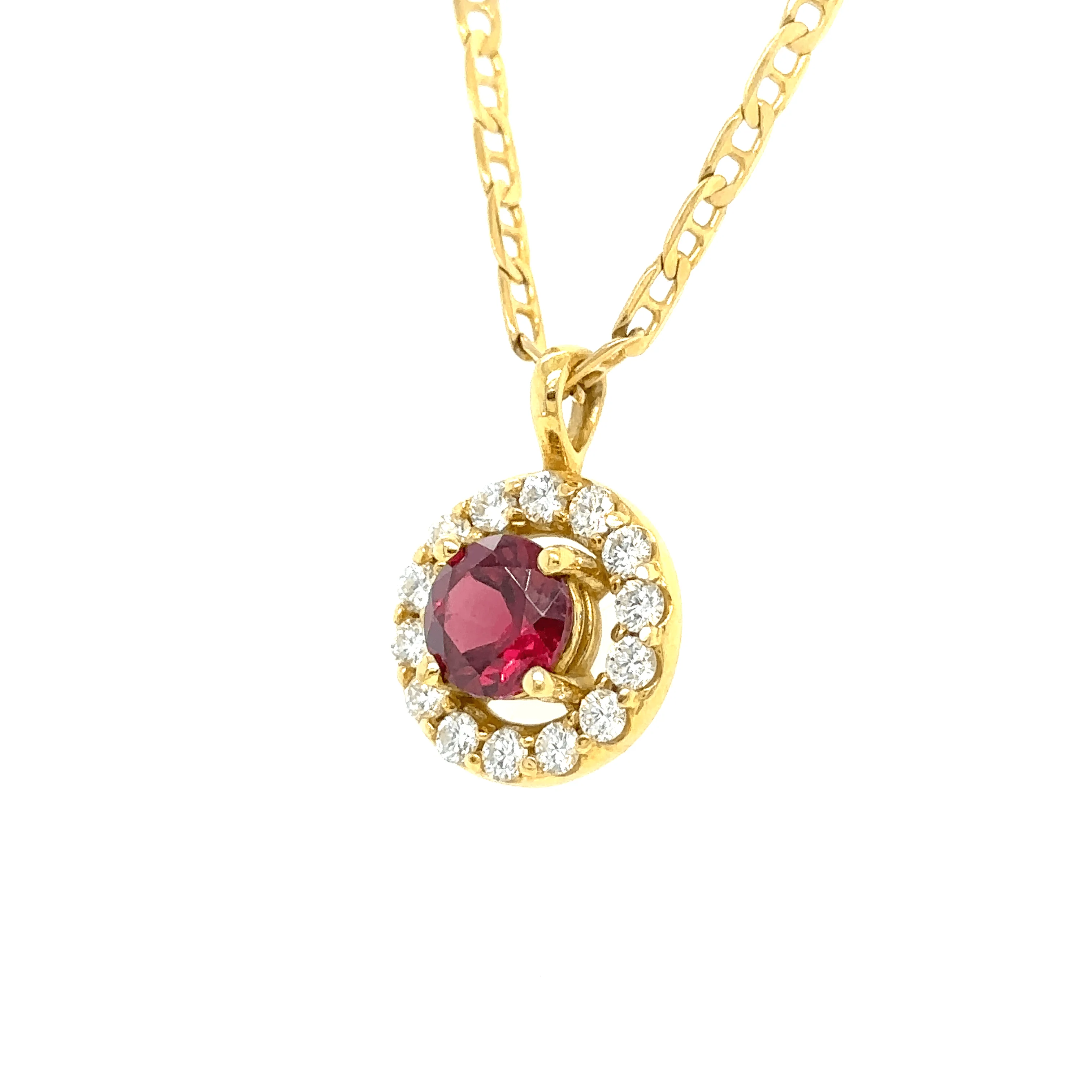 Bespoke Rhodolite Garnet Pendant - Image 8