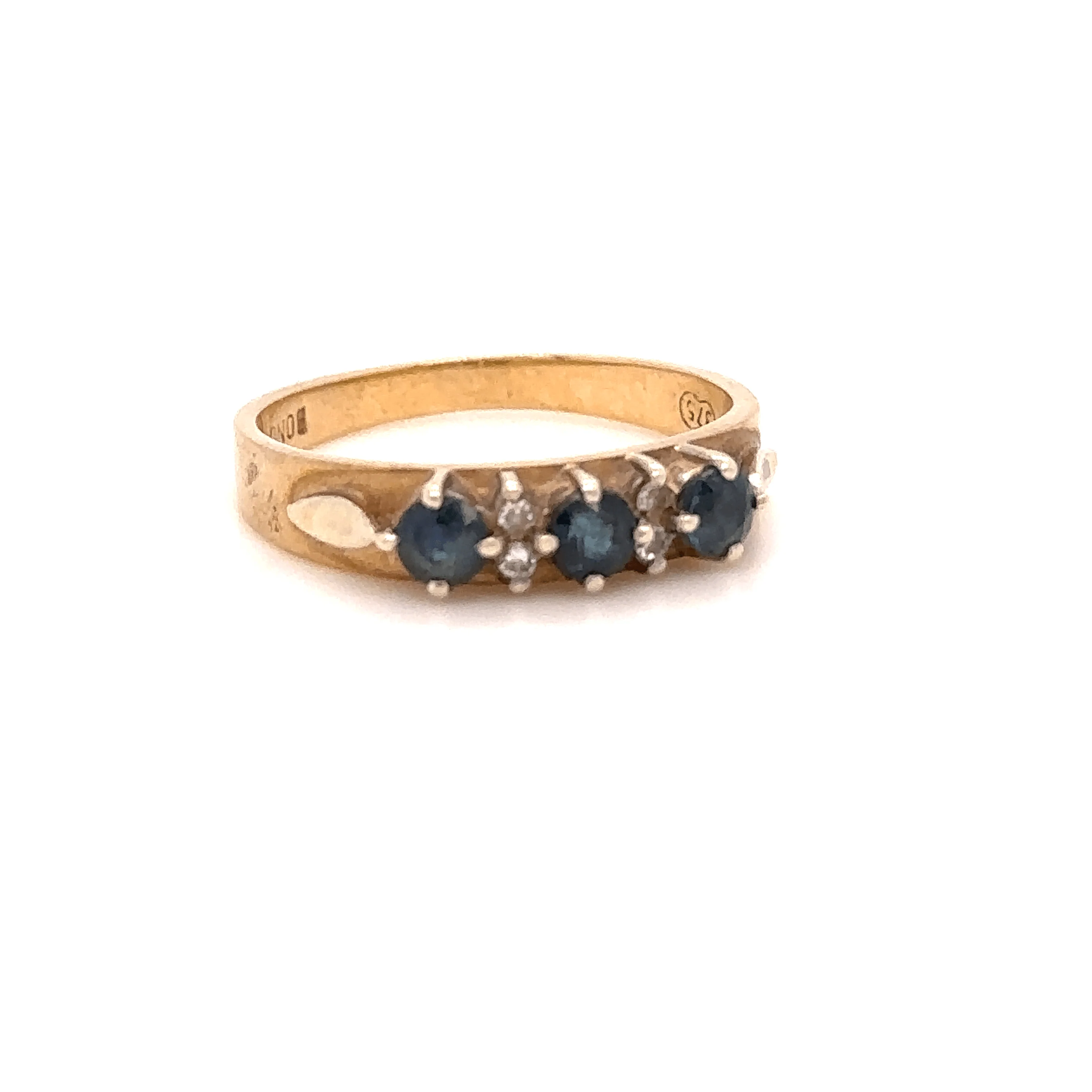 Bespoke Sapphire Rose Gold Ring - Image 3