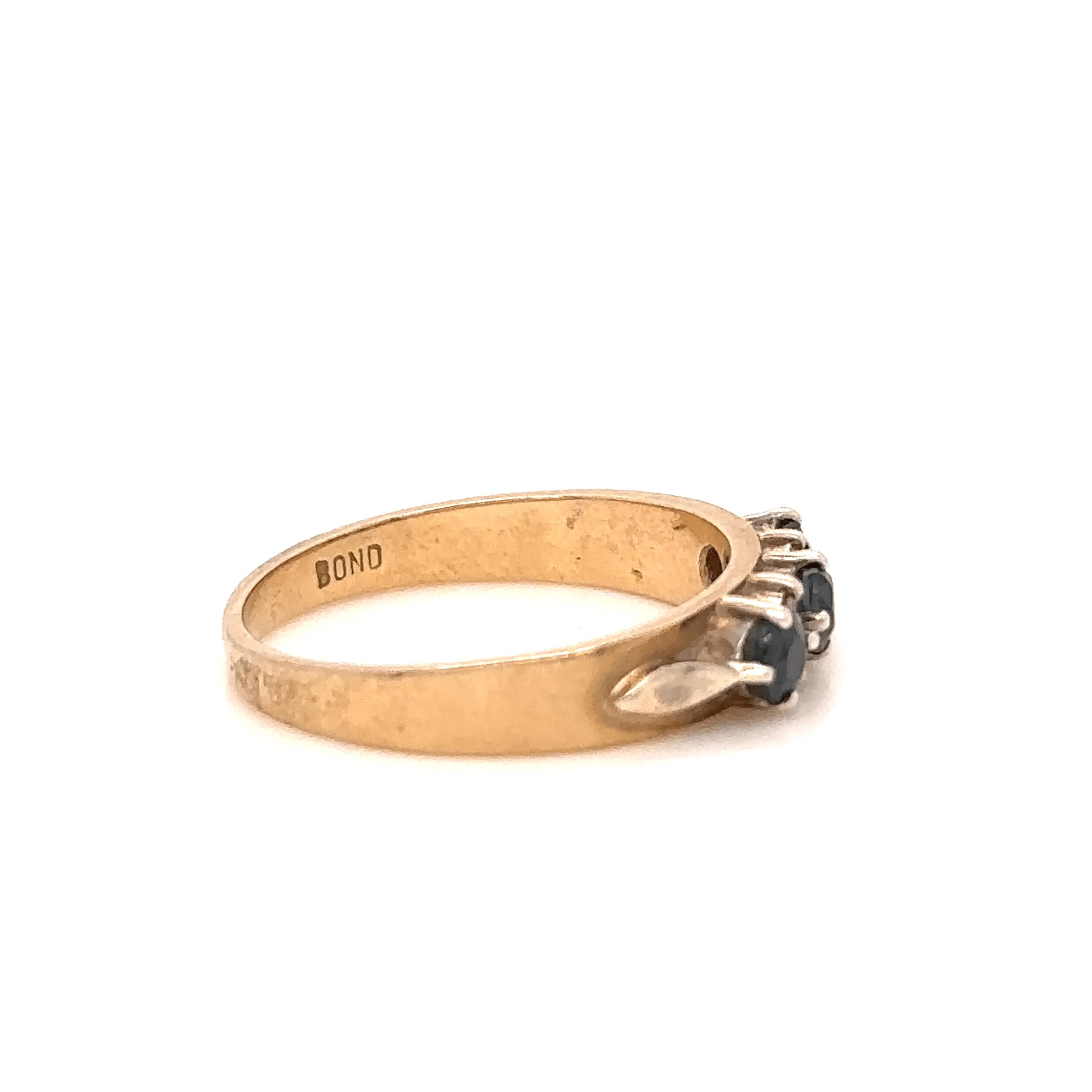 Bespoke Sapphire Rose Gold Ring - Image 4