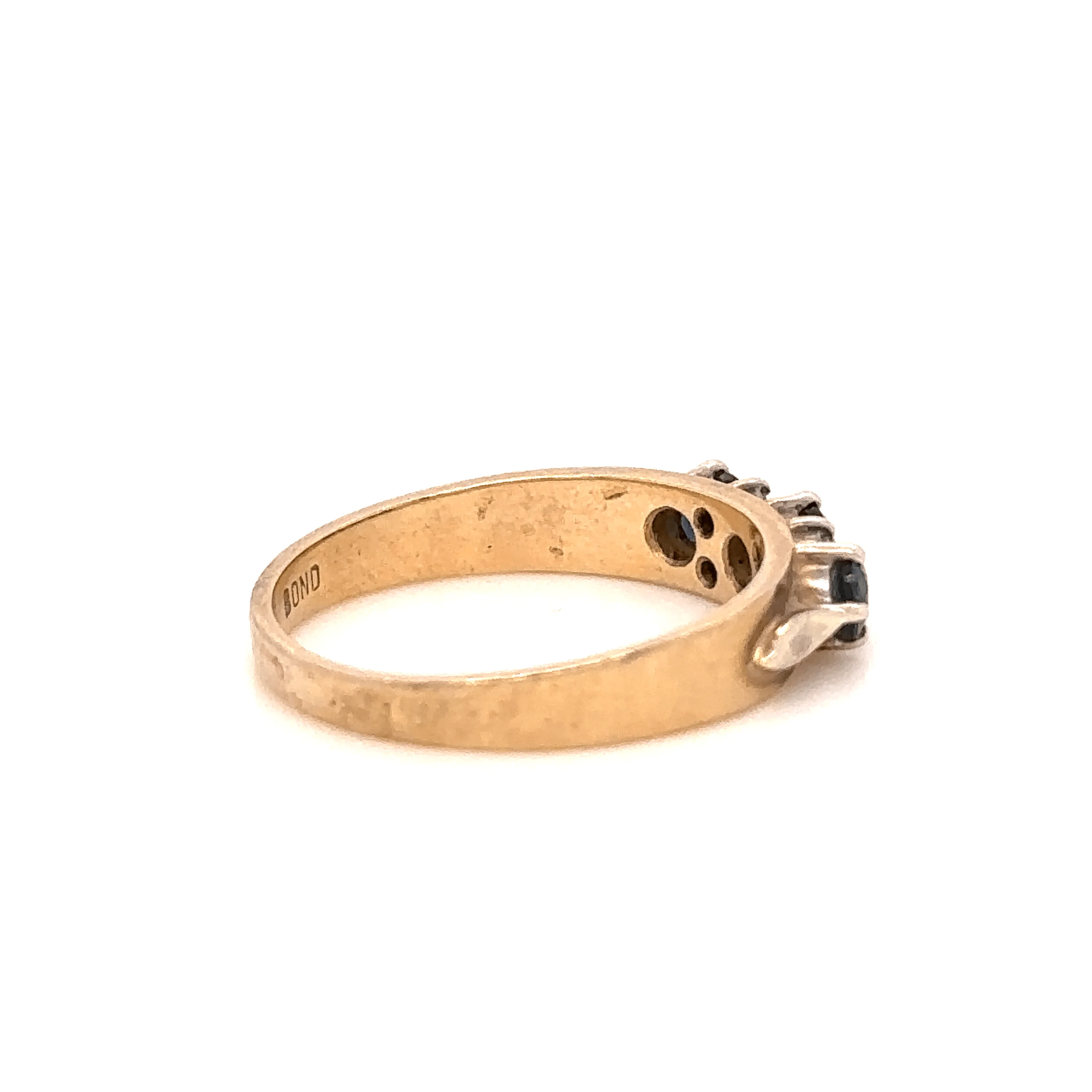 Bespoke Sapphire Rose Gold Ring - Image 5