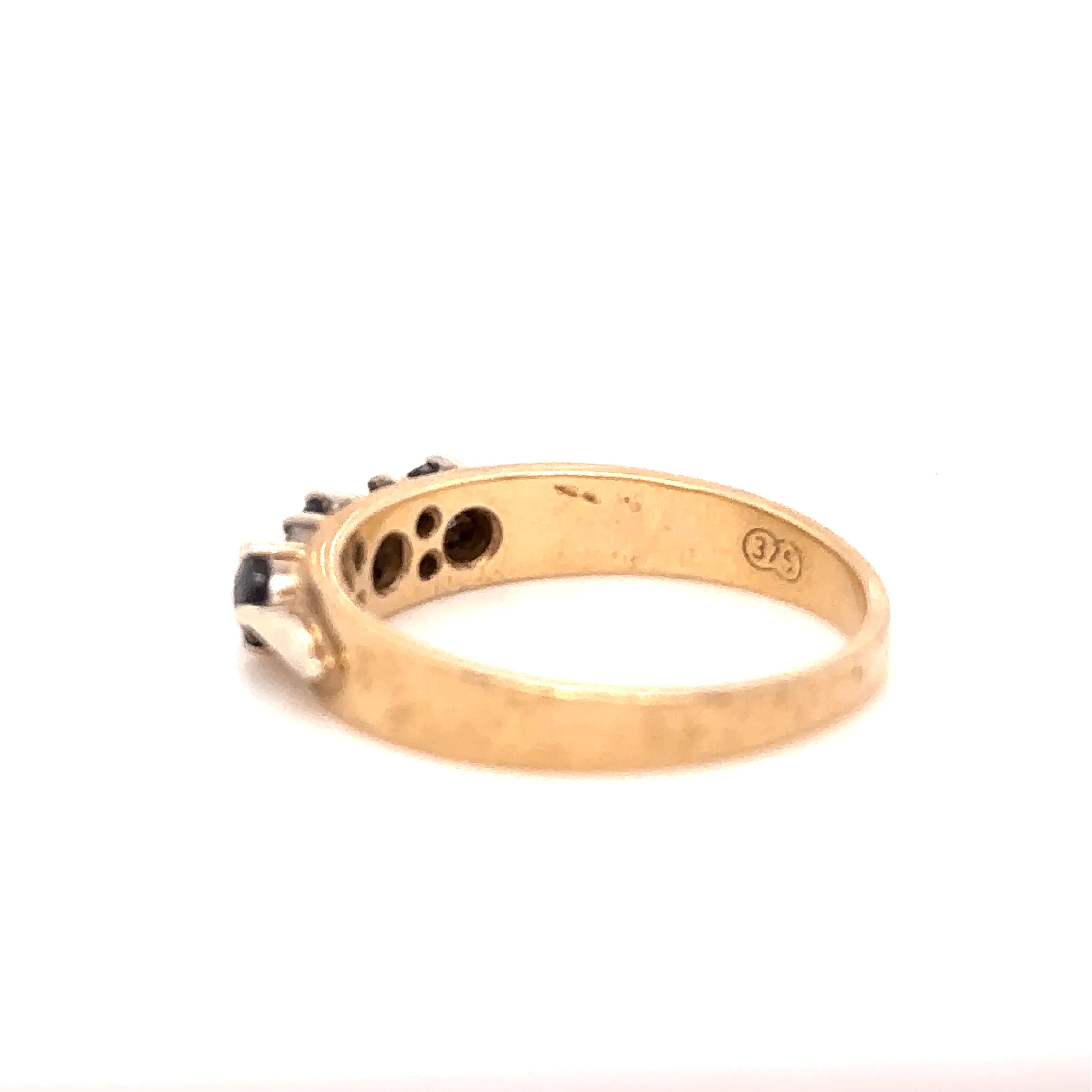 Bespoke Sapphire Rose Gold Ring - Image 7