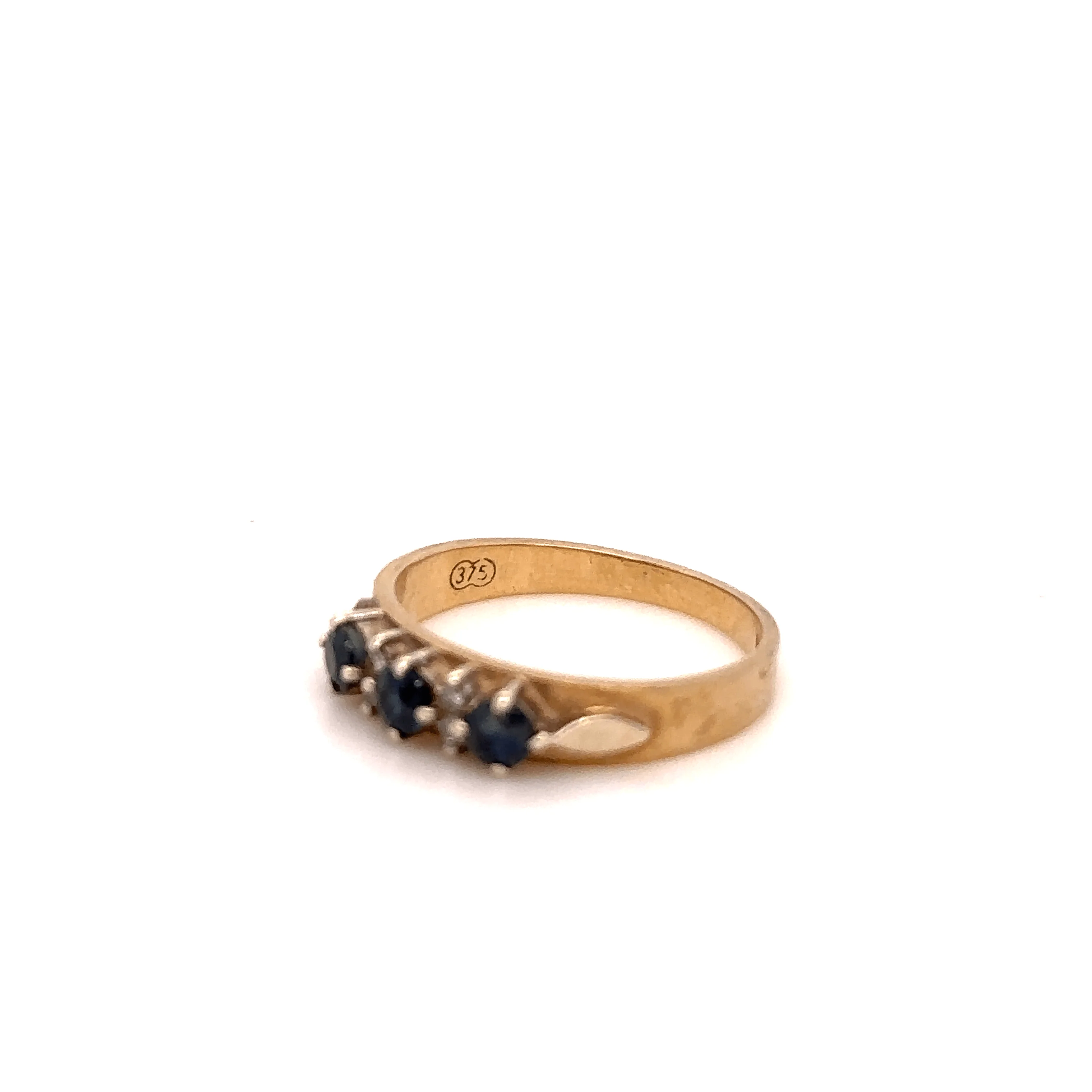 Bespoke Sapphire Rose Gold Ring - Image 8