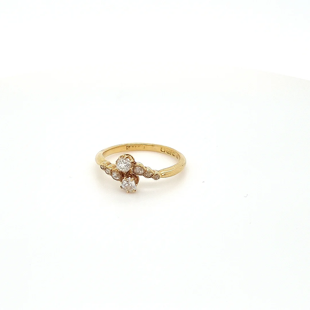 Antique Burmingham Diamond Ring - Image 9