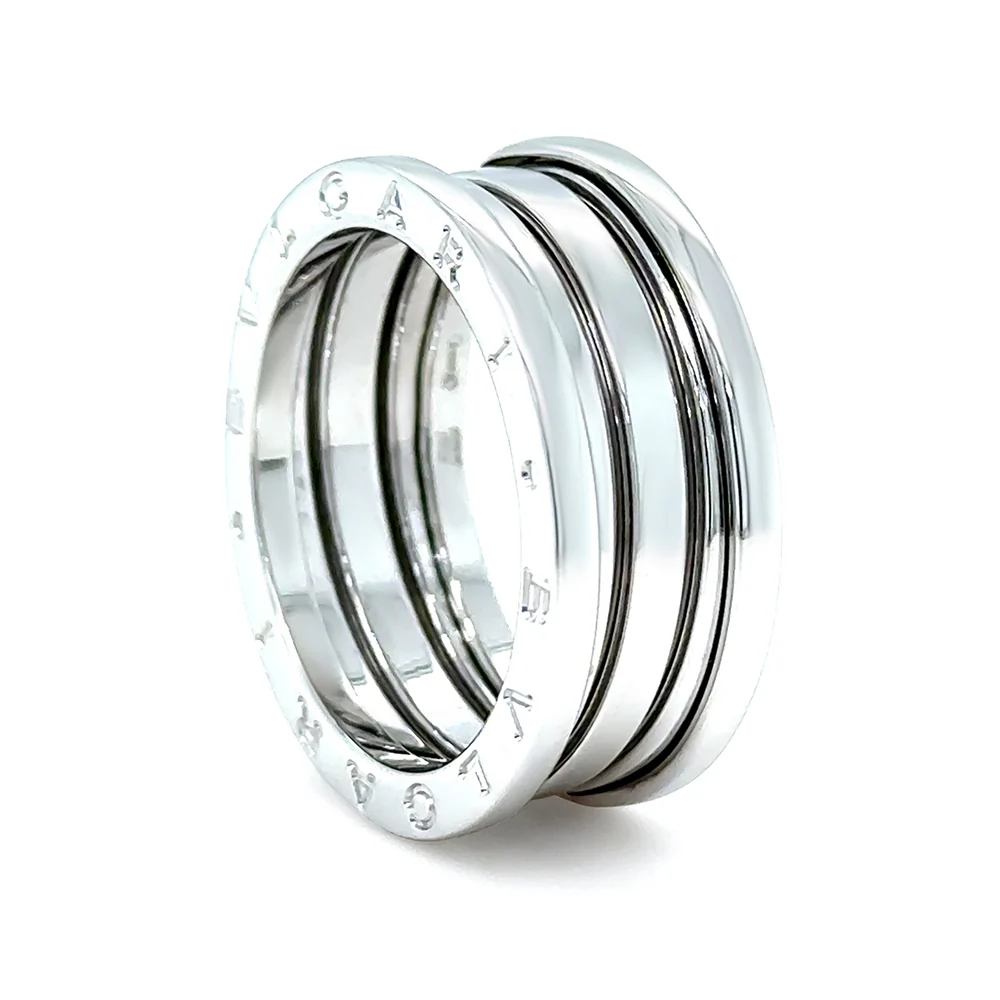 Bvlgari 18ct White Gold B.Zero1 3 Band Ring 10.61g - Image 3