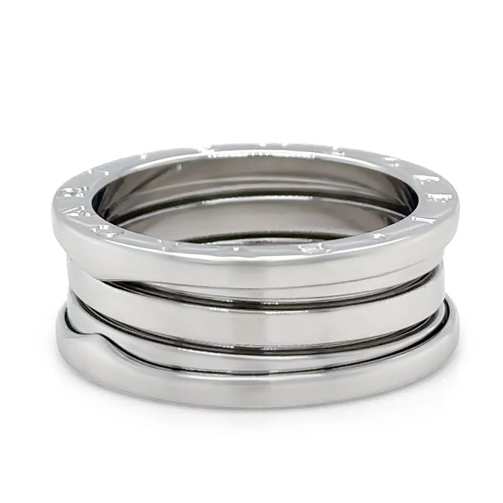 Bvlgari 18ct White Gold B.Zero1 3 Band Ring 10.61g - Image 5