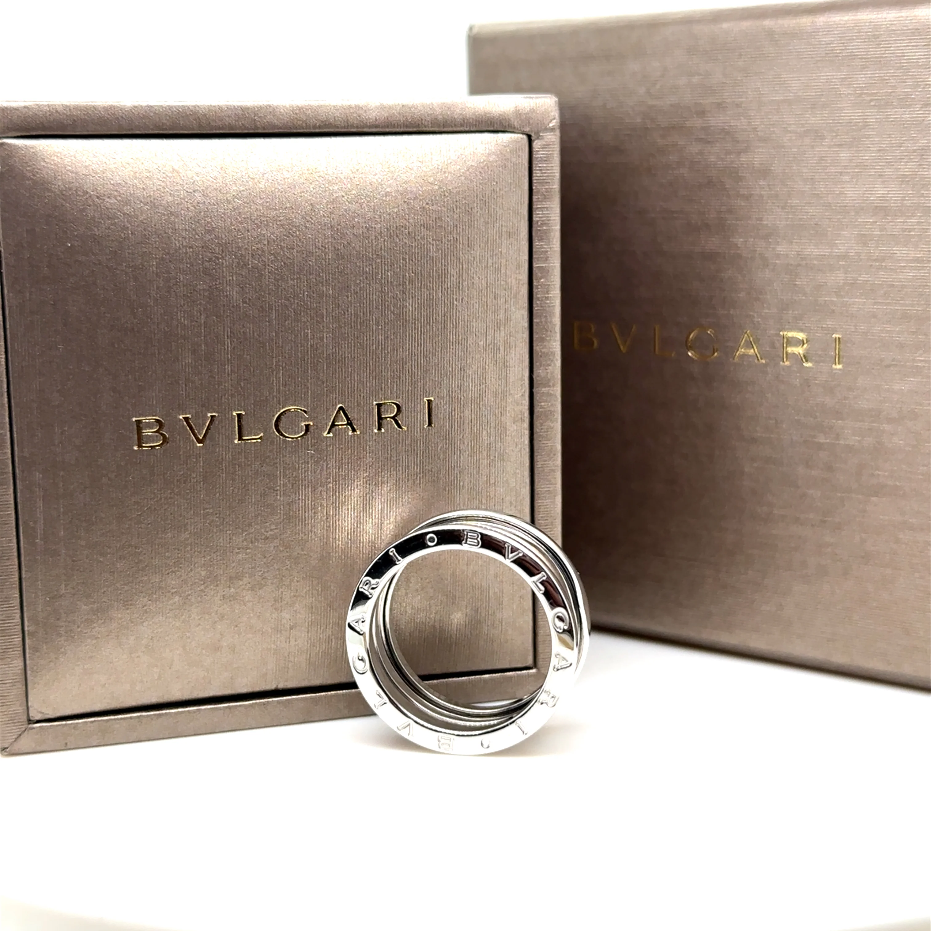 Bvlgari 18ct White Gold B.Zero1 3 Band Ring 10.61g - Image 8