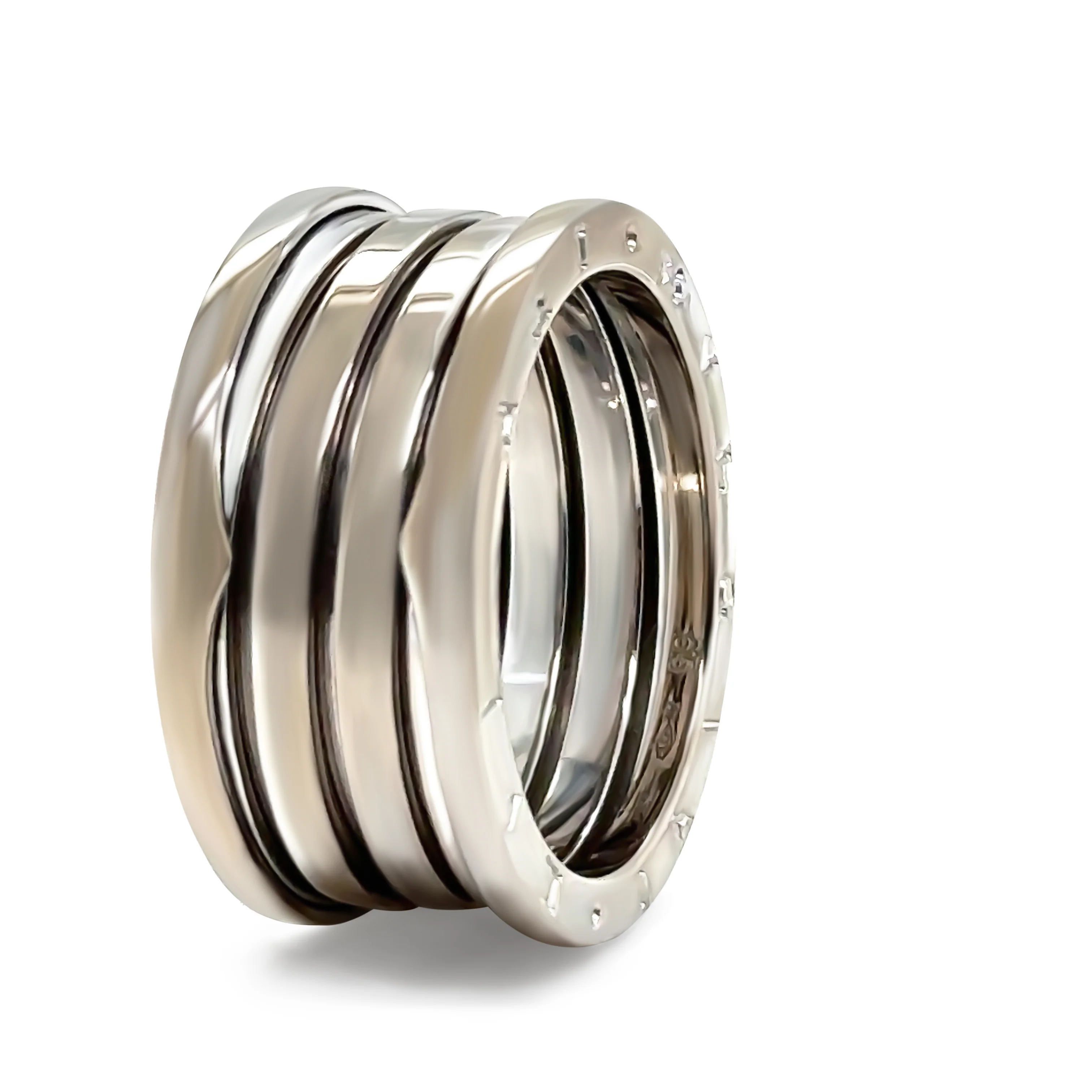 Bvlgari 18ct White Gold B.Zero1 Four Band Ring 14.22g - Image 4