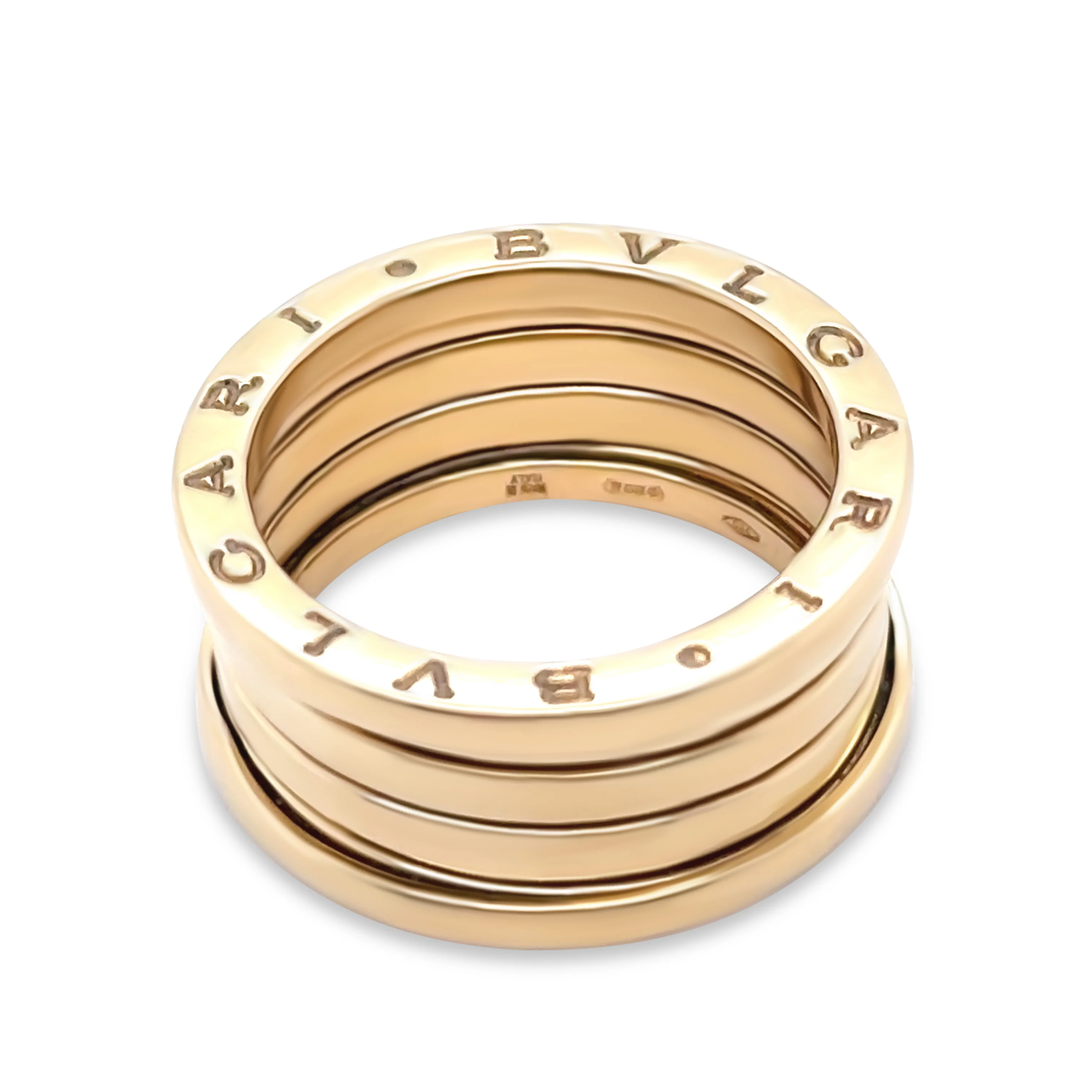 Bvlgari 18ct Yellow Gold B.Zero1 Four-Band Ring 12.32g - Image 4
