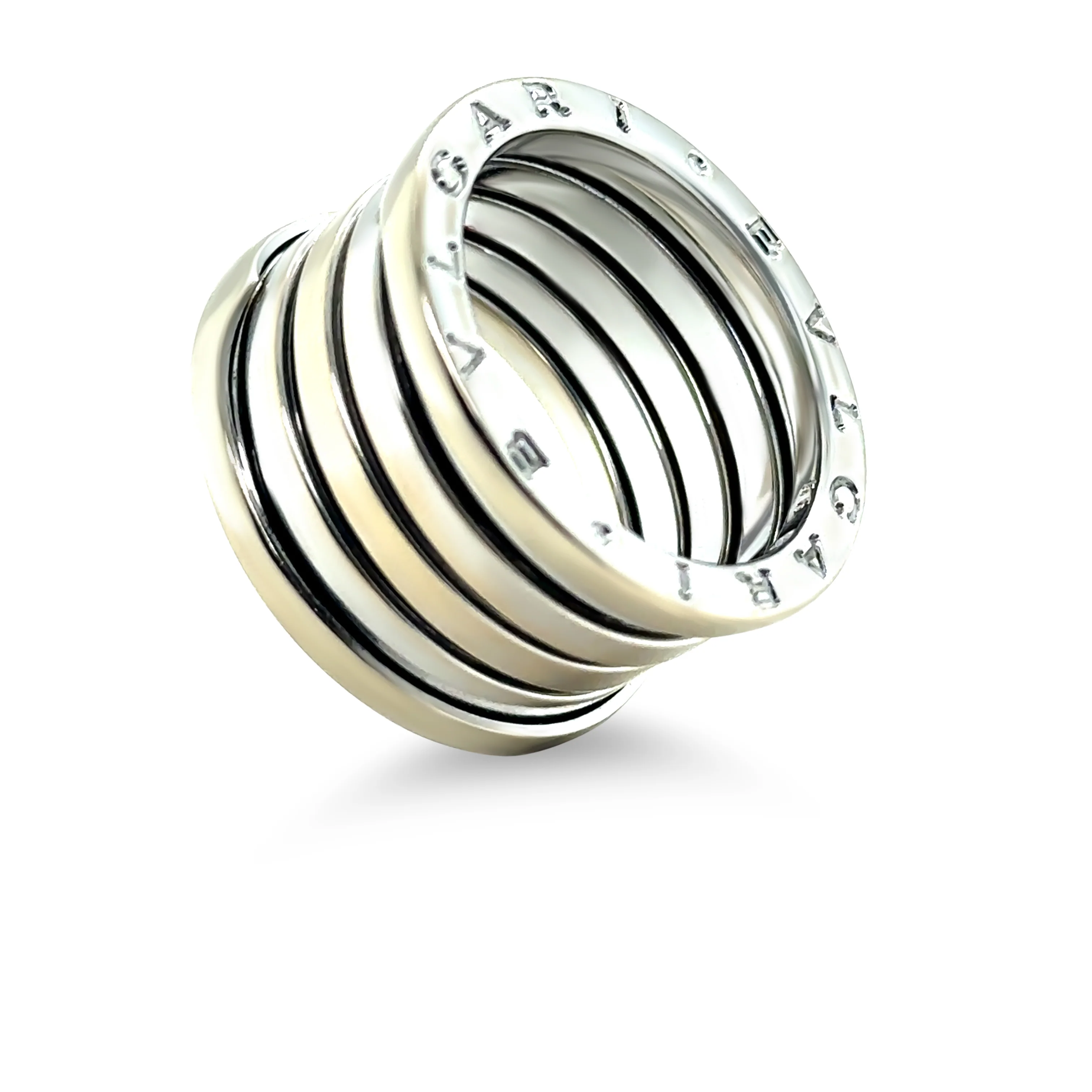 Bvlgari B.zero1 18ct White Gold 4-Band Ring 12.78g - Image 4