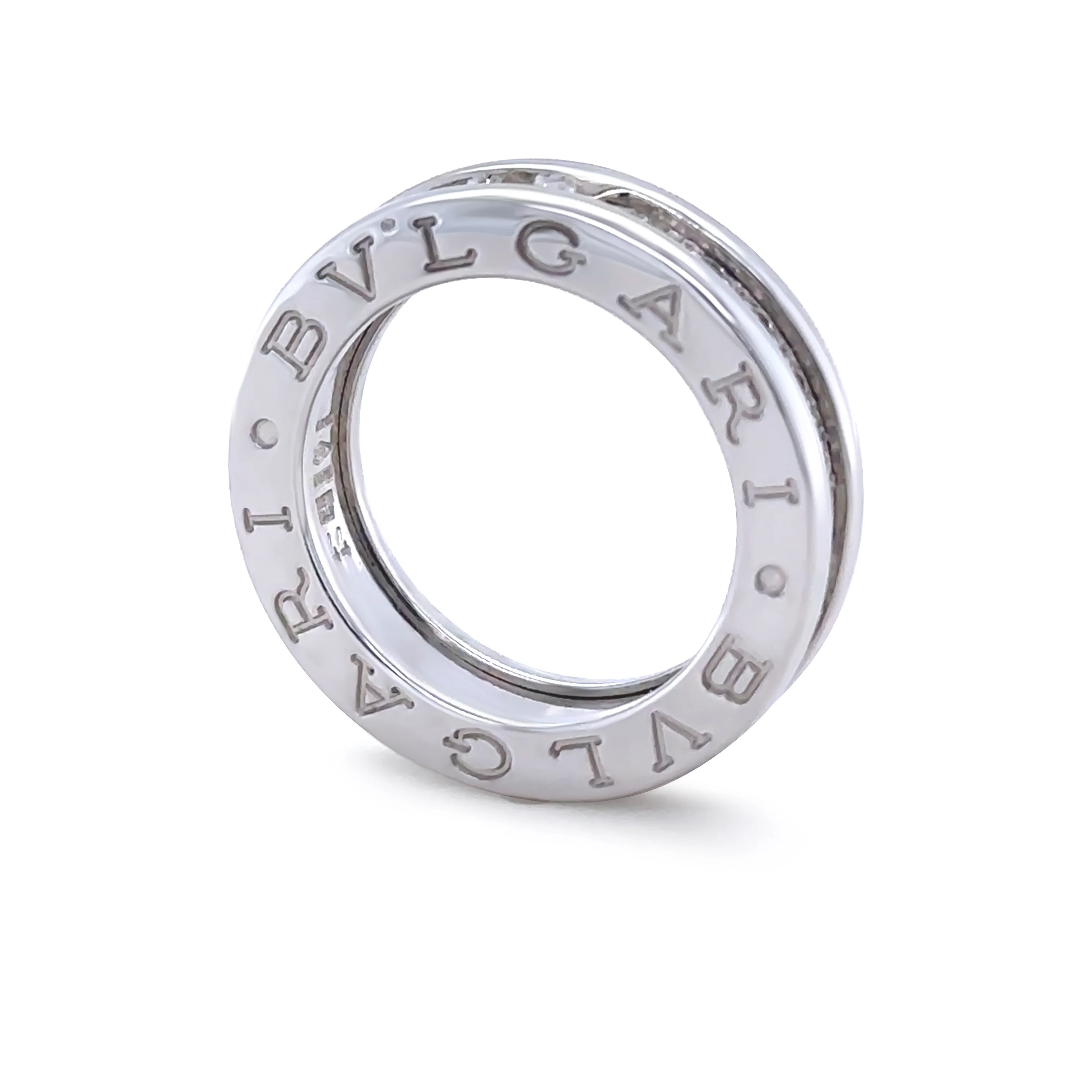 Bvlgari 18ct White Gold B.Zero1 Ring 0.45ct - Image 4