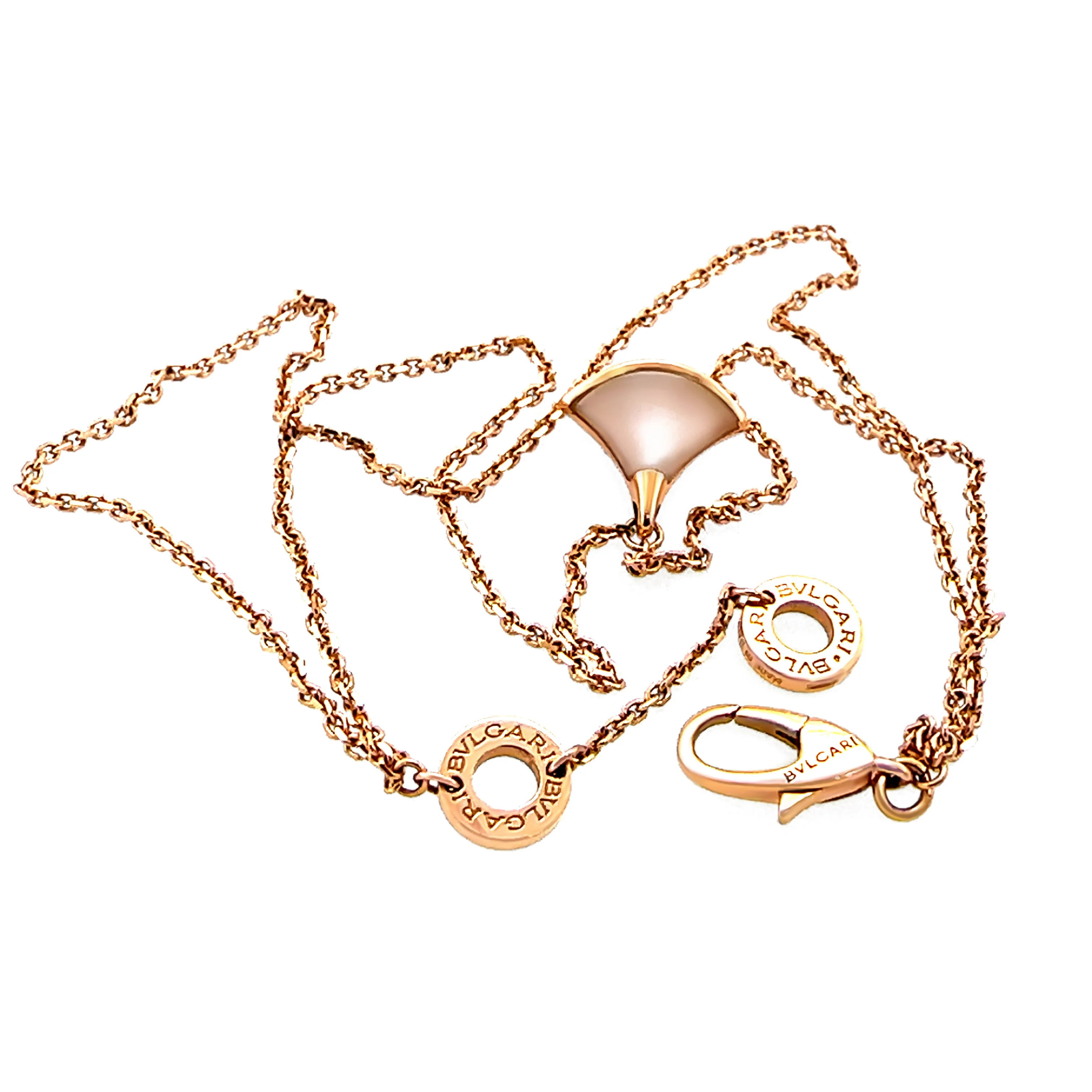 Bvlgari Divas’ Dream 18ct Rose Gold Mother-of-Pearl Bracelet 3.93g - Image 2