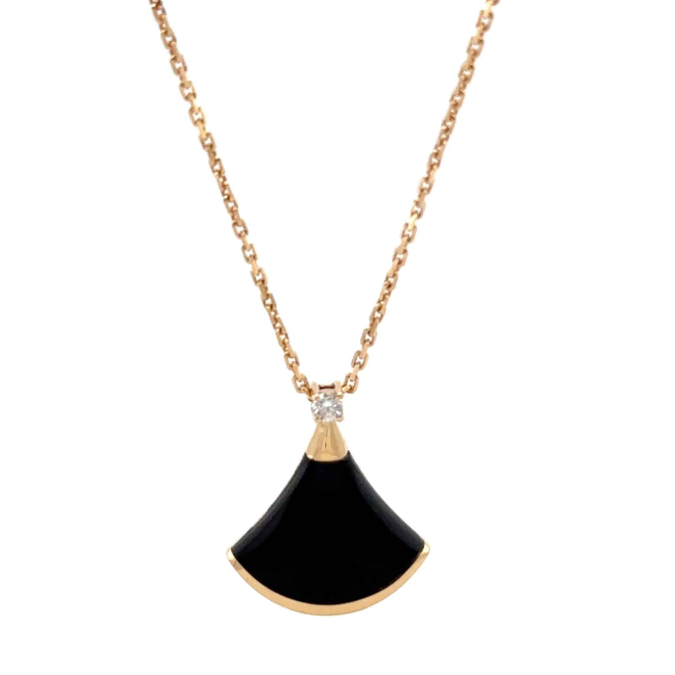 Bvlgari Divas’ Dream Onyx & Diamond Pendant 0.03ct - Image 5
