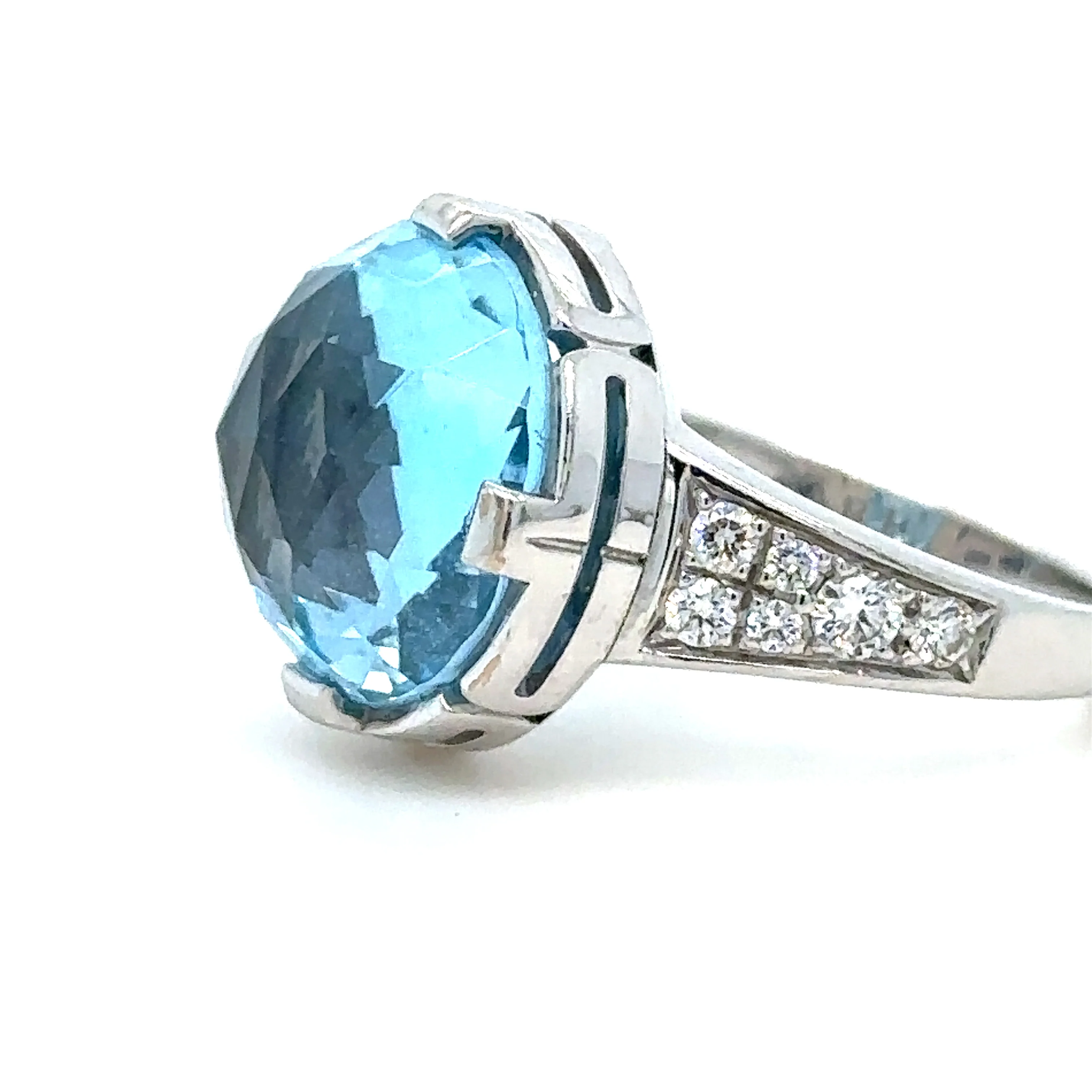 Bvlgari Parentesi Diamond Topaz Cocktail Ring - Image 3