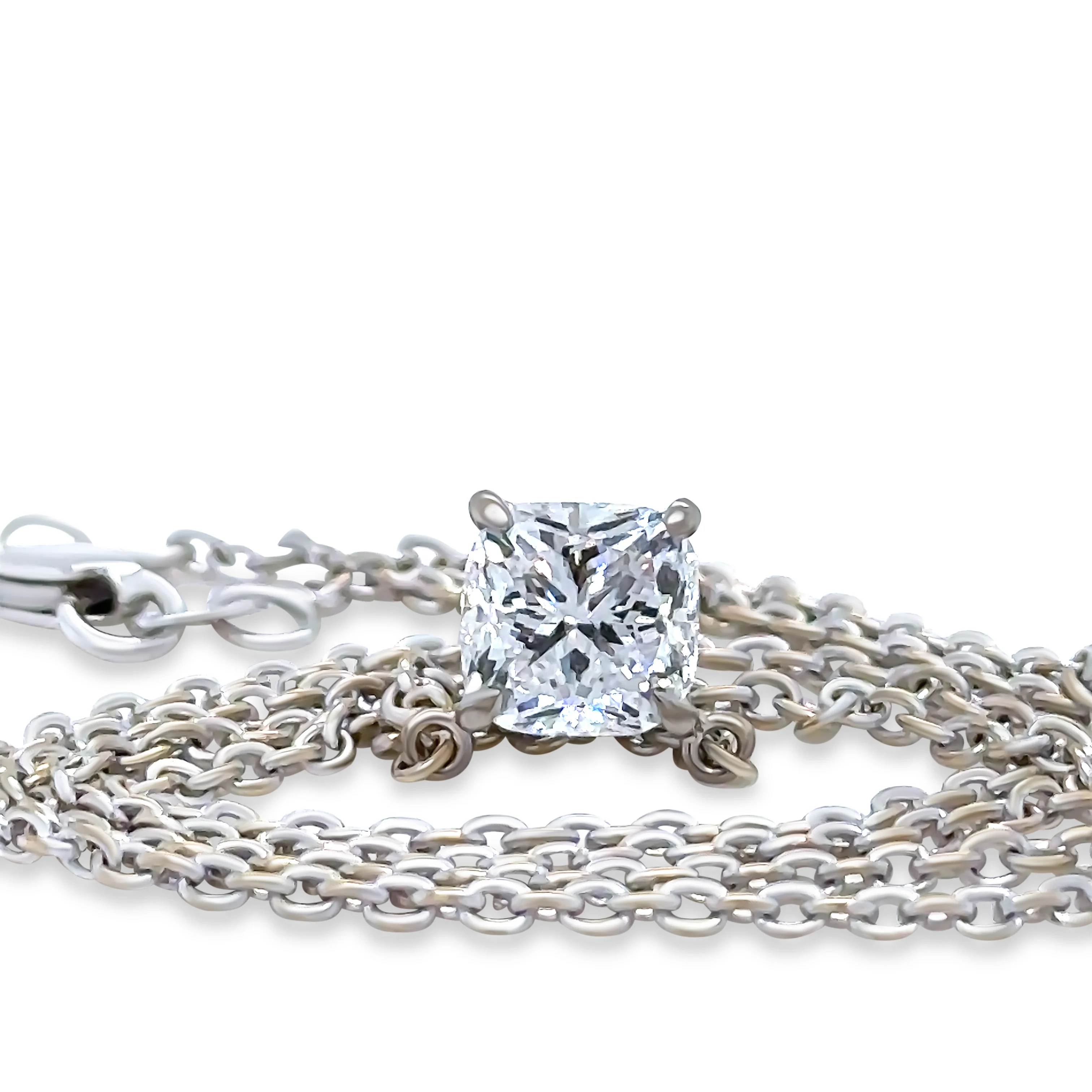Canturi 18ct White Gold GIA Diamond Pendant 1.54ct - Image 4